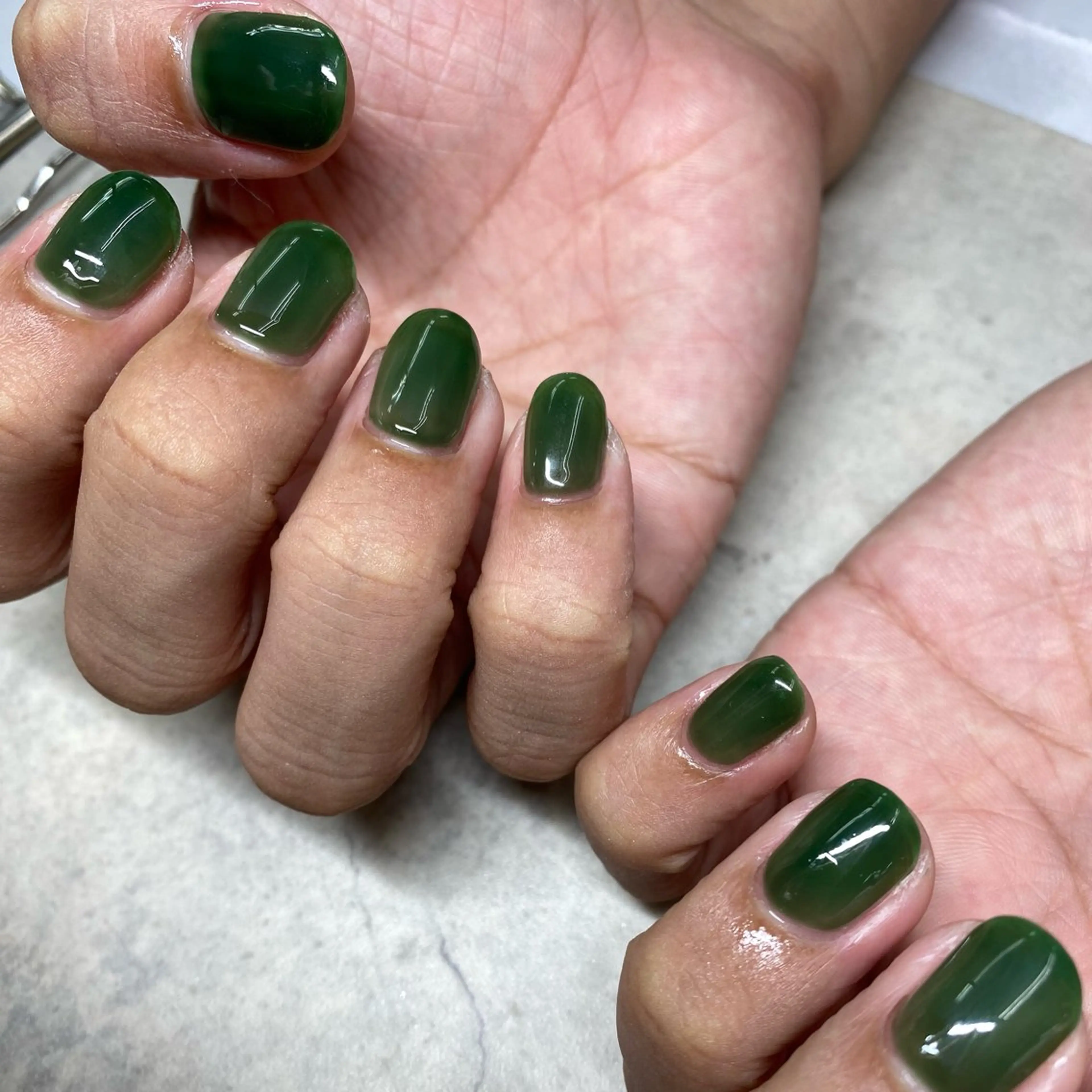 ネイル クリアネイル メンズネイル ワンカラーネイル RaLa（ネイル&アイラッシュ）所属・🫧RaLa ⭐︎AYAKA🫧のネイルデザイン