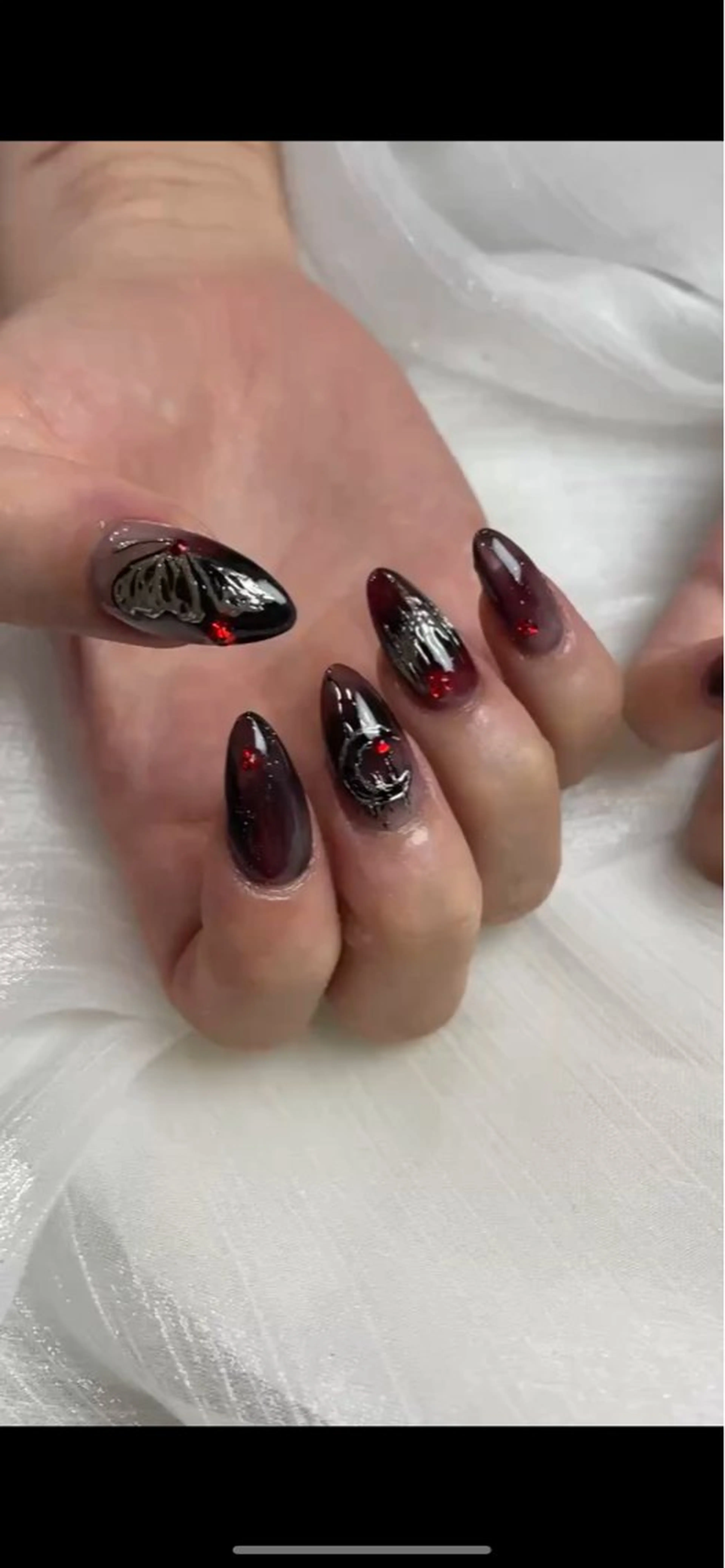ネイル アートネイル フラワーネイル フットネイル ジェルネイル マグネットネイル Babarla Nailのネイルデザイン