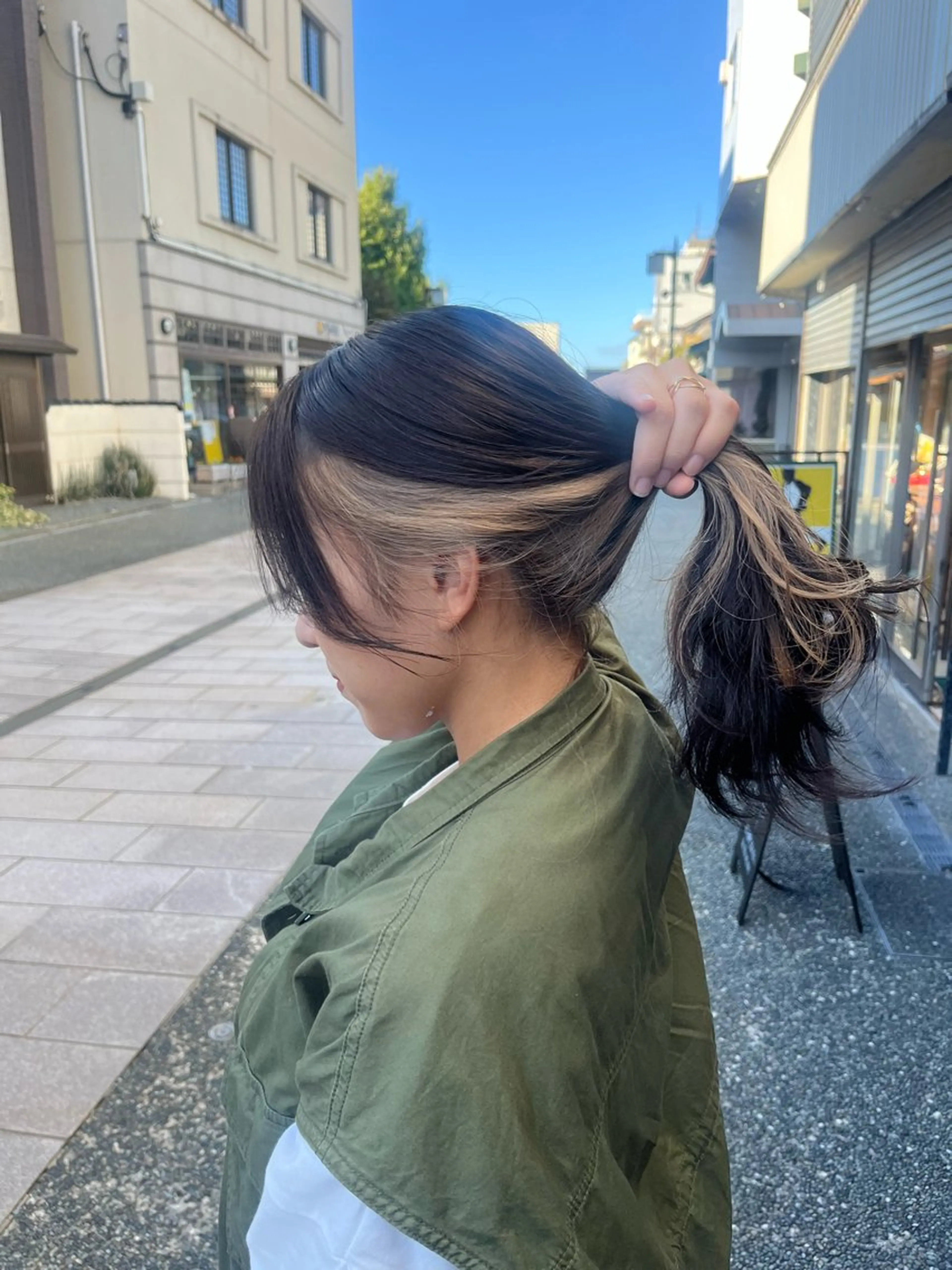 🌈インナーカラー🌈インナーブリーチ➕インナーカラーの写真