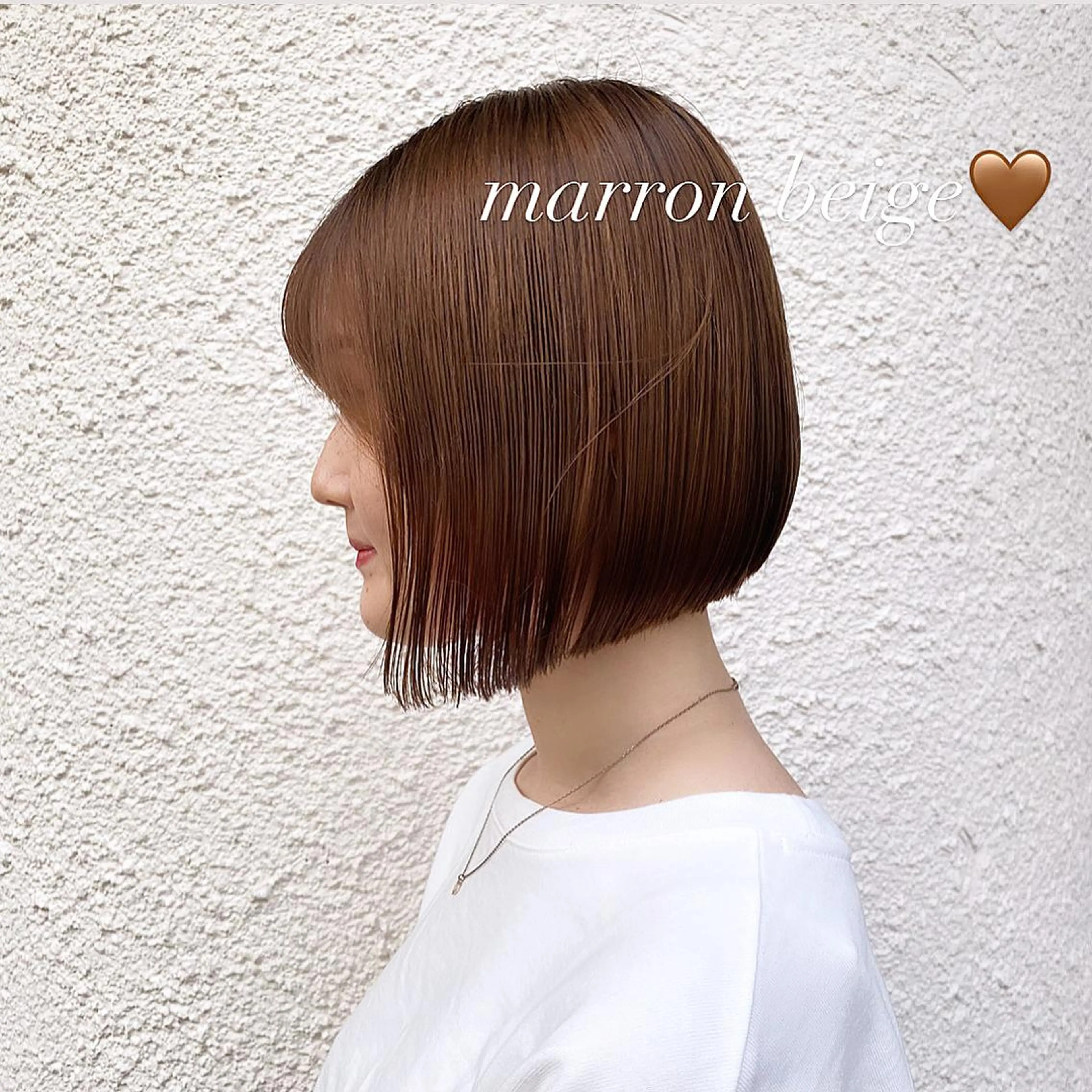 ショート カラー ベージュカラー ブリーチなしWカラー 🎀韓国ヘア/amiのヘアスタイル