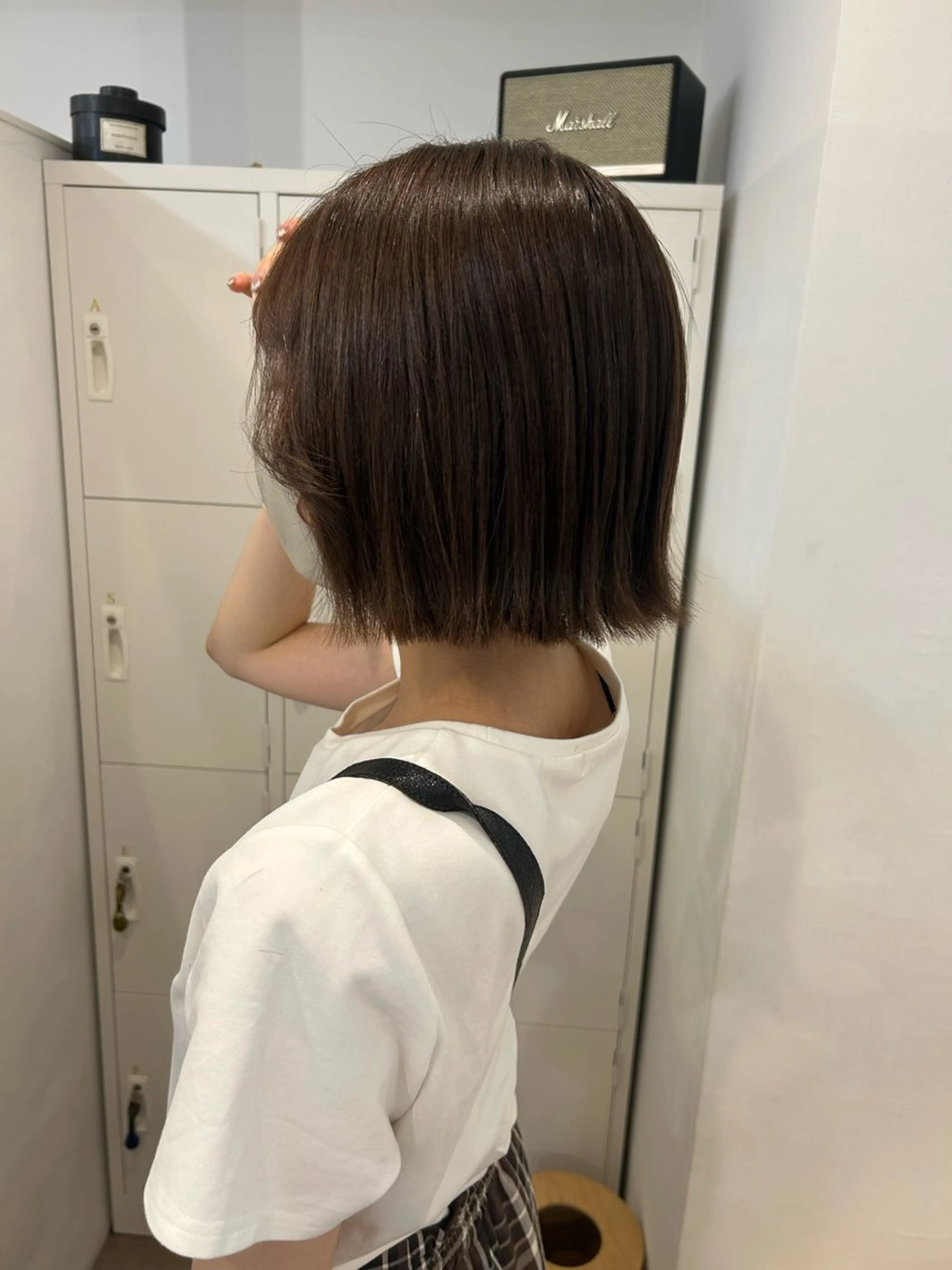 ショート 外ハネヘア オリーブ/ ナカミネアキナのヘアスタイル