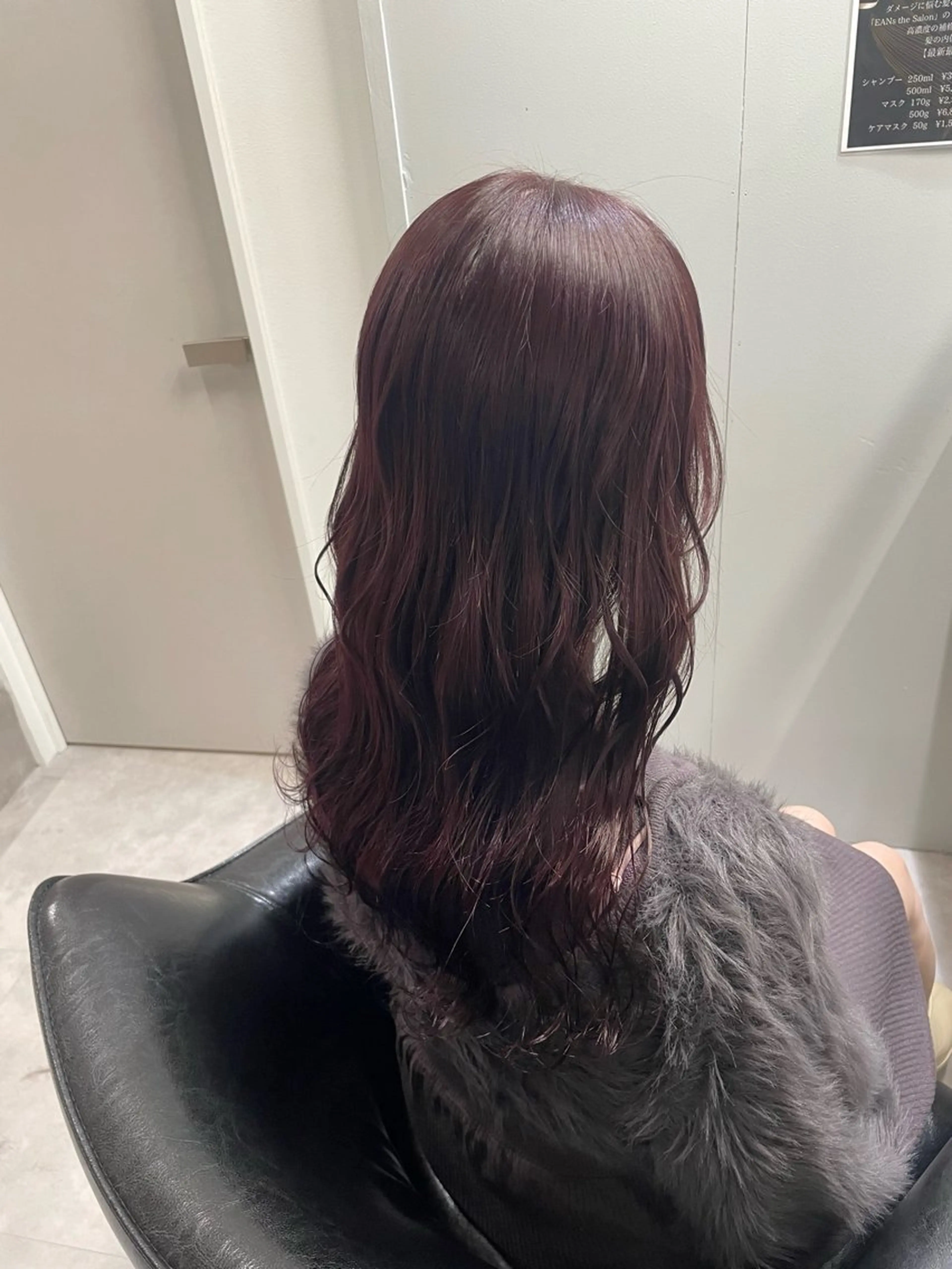 ロング カット ヘアカラー トリートメント tokute 中野真咲🐺のヘアスタイル