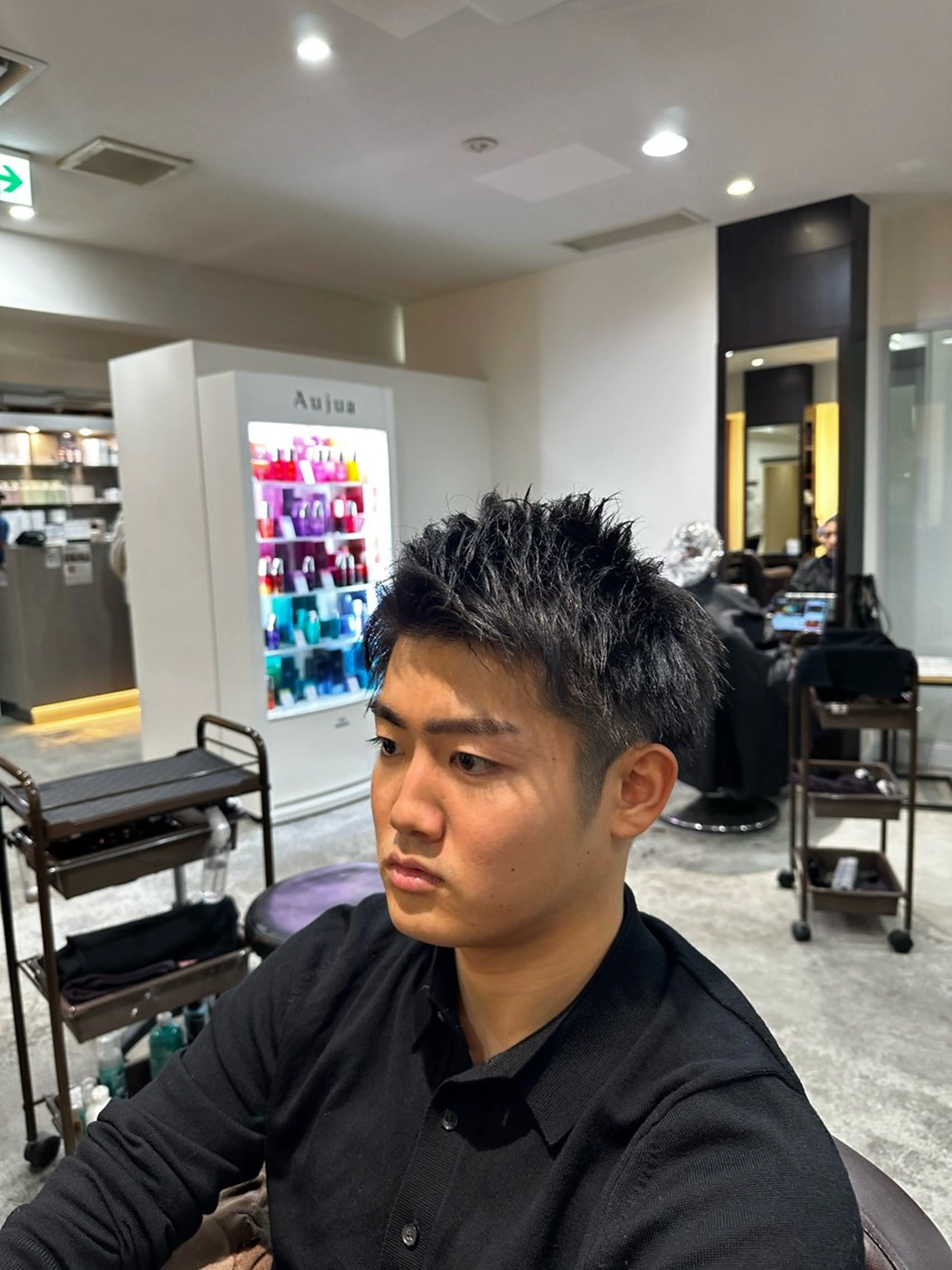 メンズ カット ヘッドスパ メンズカット/シャド ウパーマ/URYUのヘアスタイル