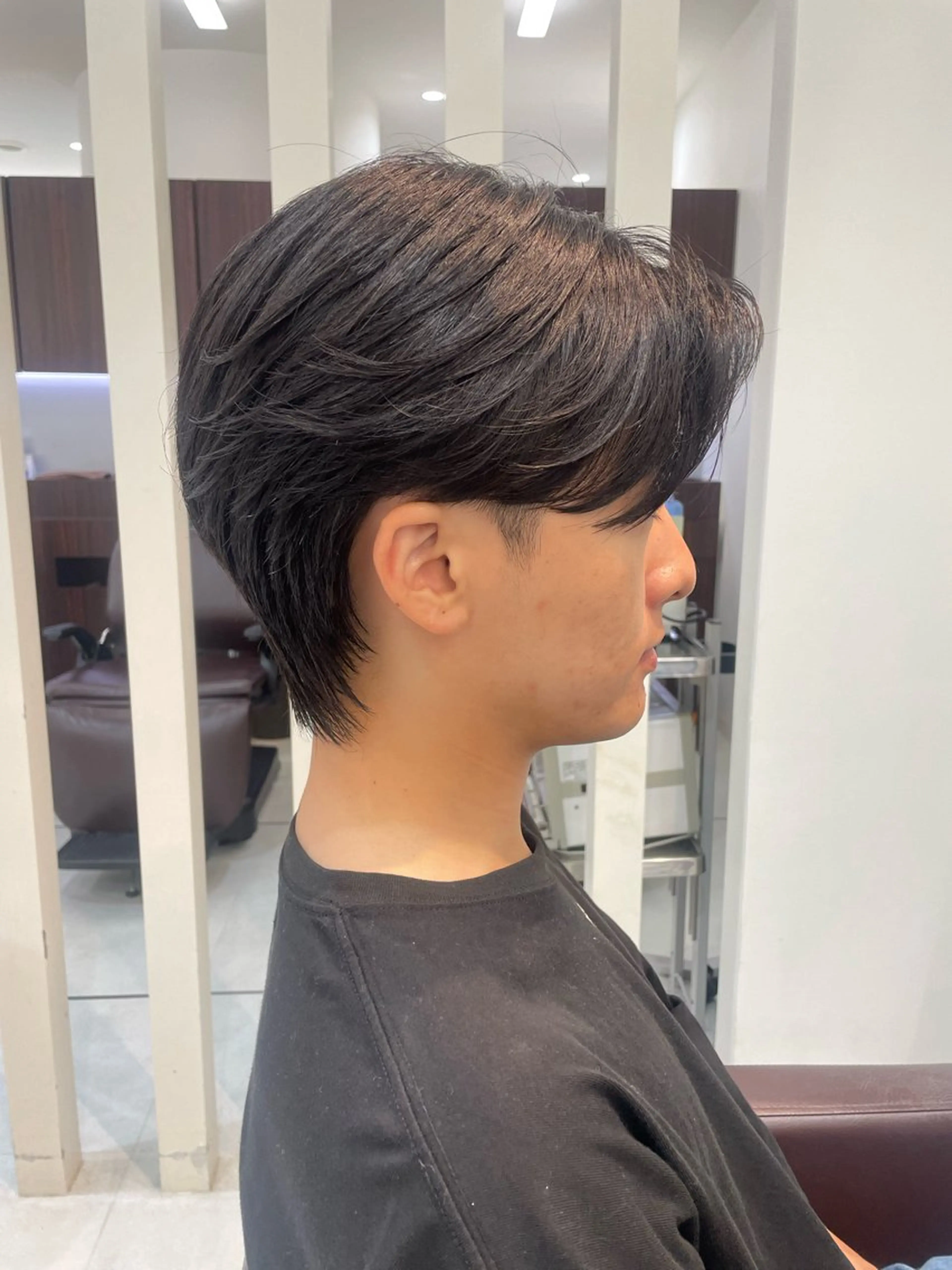 ショート パーマ メンズ センターパート TAYA千葉そごう店所属・【千葉駅南口歩1分】 MAKAのヘアスタイル