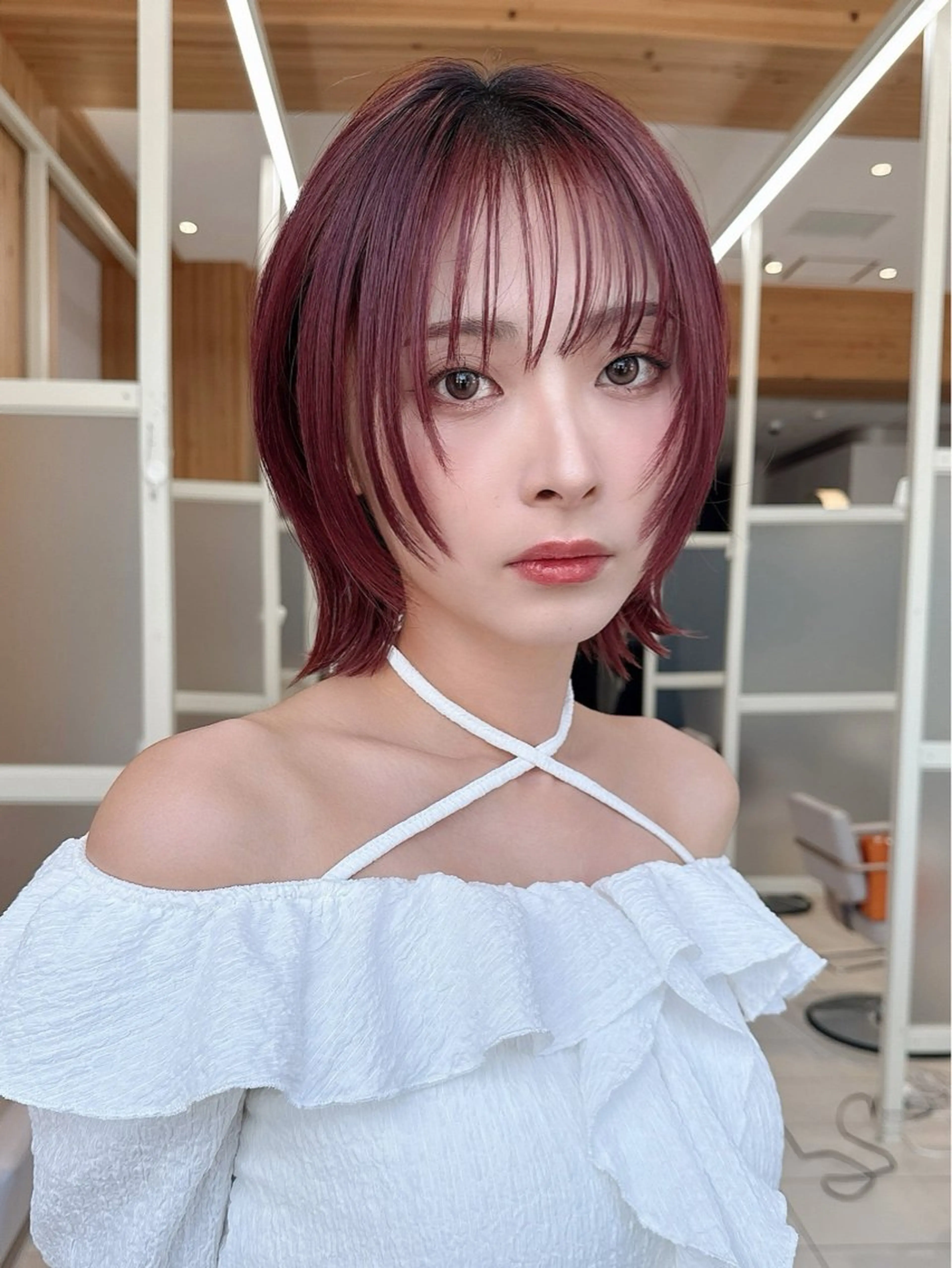 ミディアム 新宿/ 田口雄大のヘアスタイル