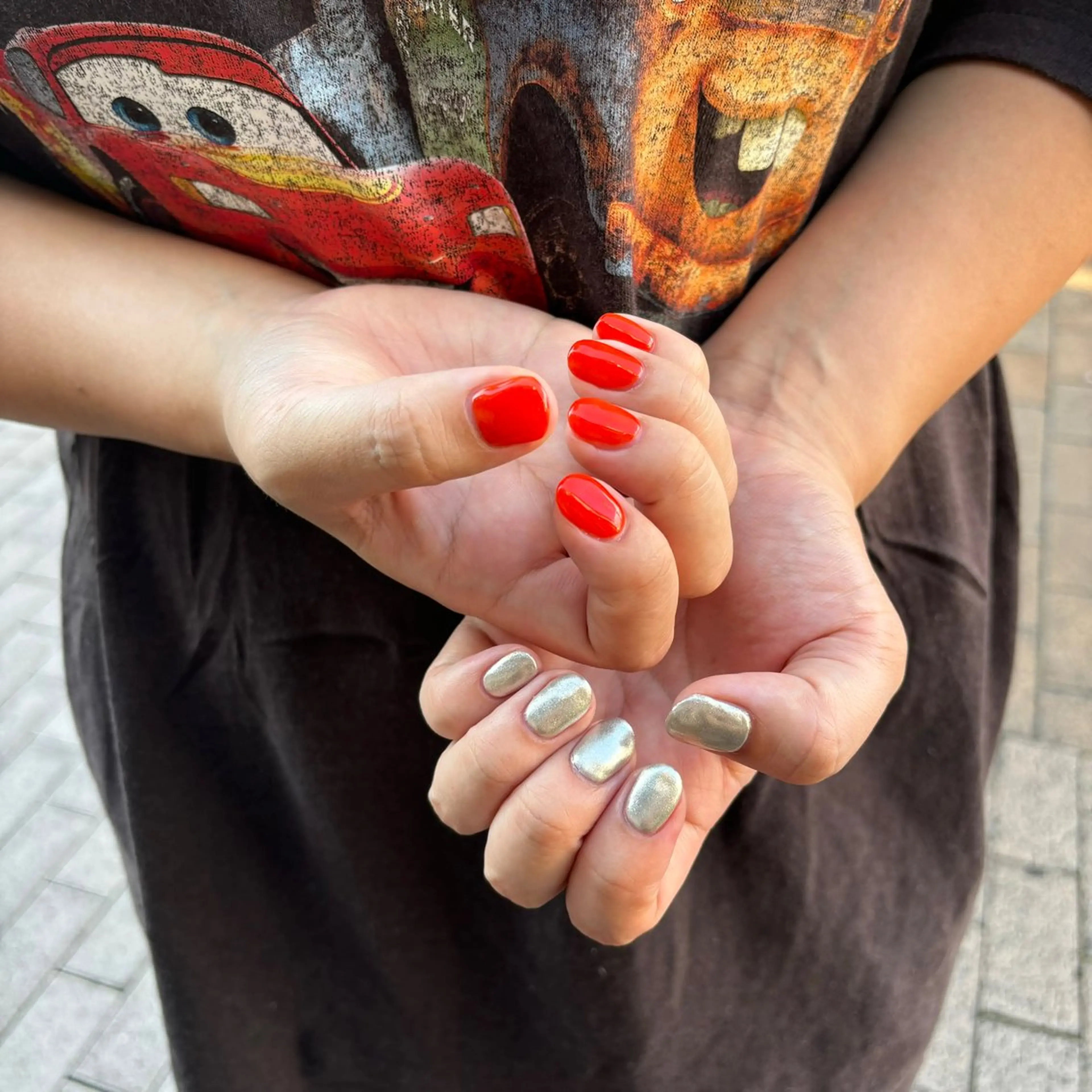 ネイル ワンカラーネイル アモーレビューティー HIDEMIのマツエク・マツパデザイン