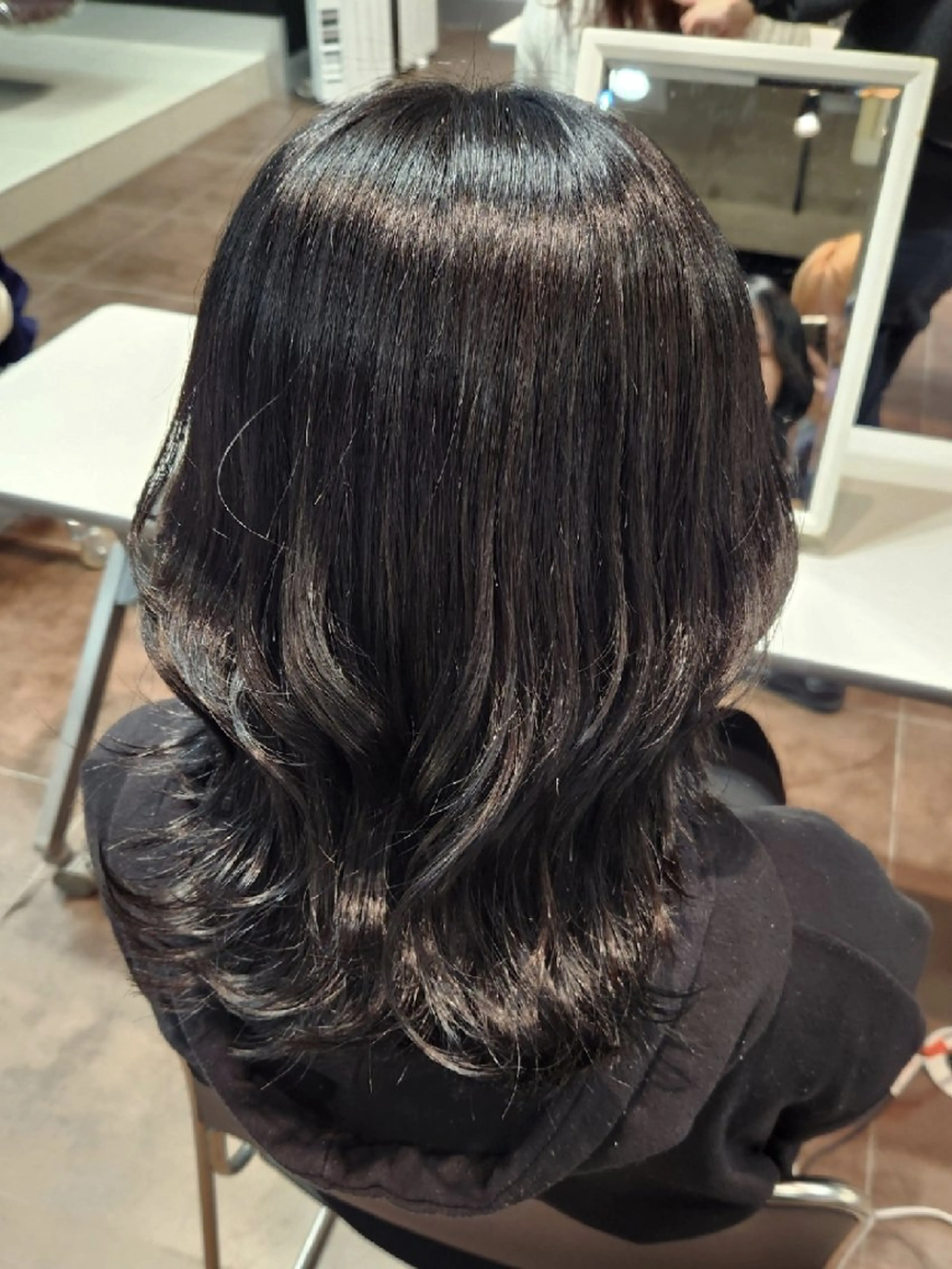 セミロング カラー little×salt所属・透明感カラー✨️ 渋谷/ナカムラのヘアスタイル