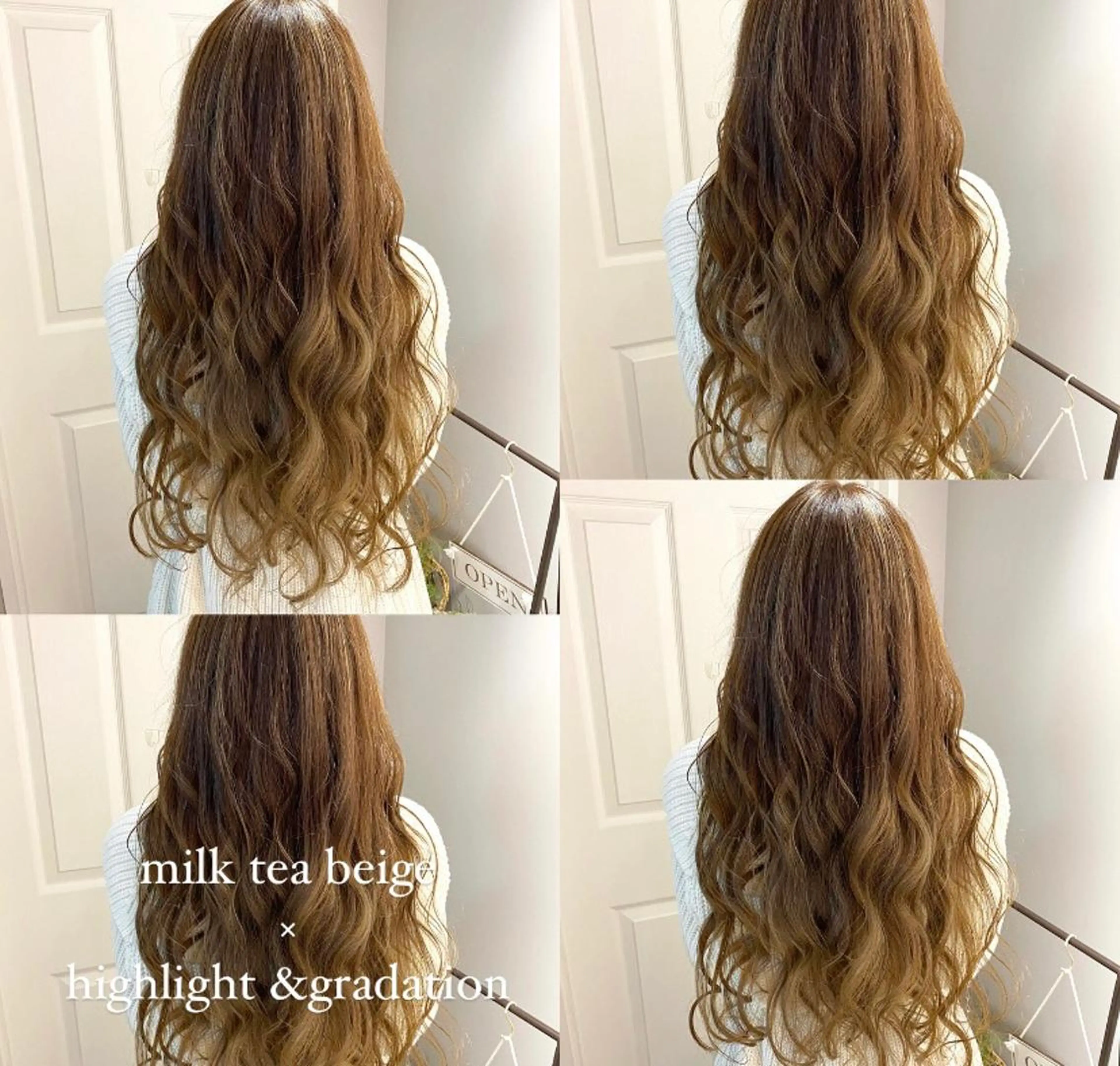 ロング カラー パーマ ヘアアレンジ メンズ キッズ メンズブリーチ メンズハイライト ベージュカラー ブリーチ 透明感カラー RIYA❤︎ Aujuaソムリエのヘアスタイル