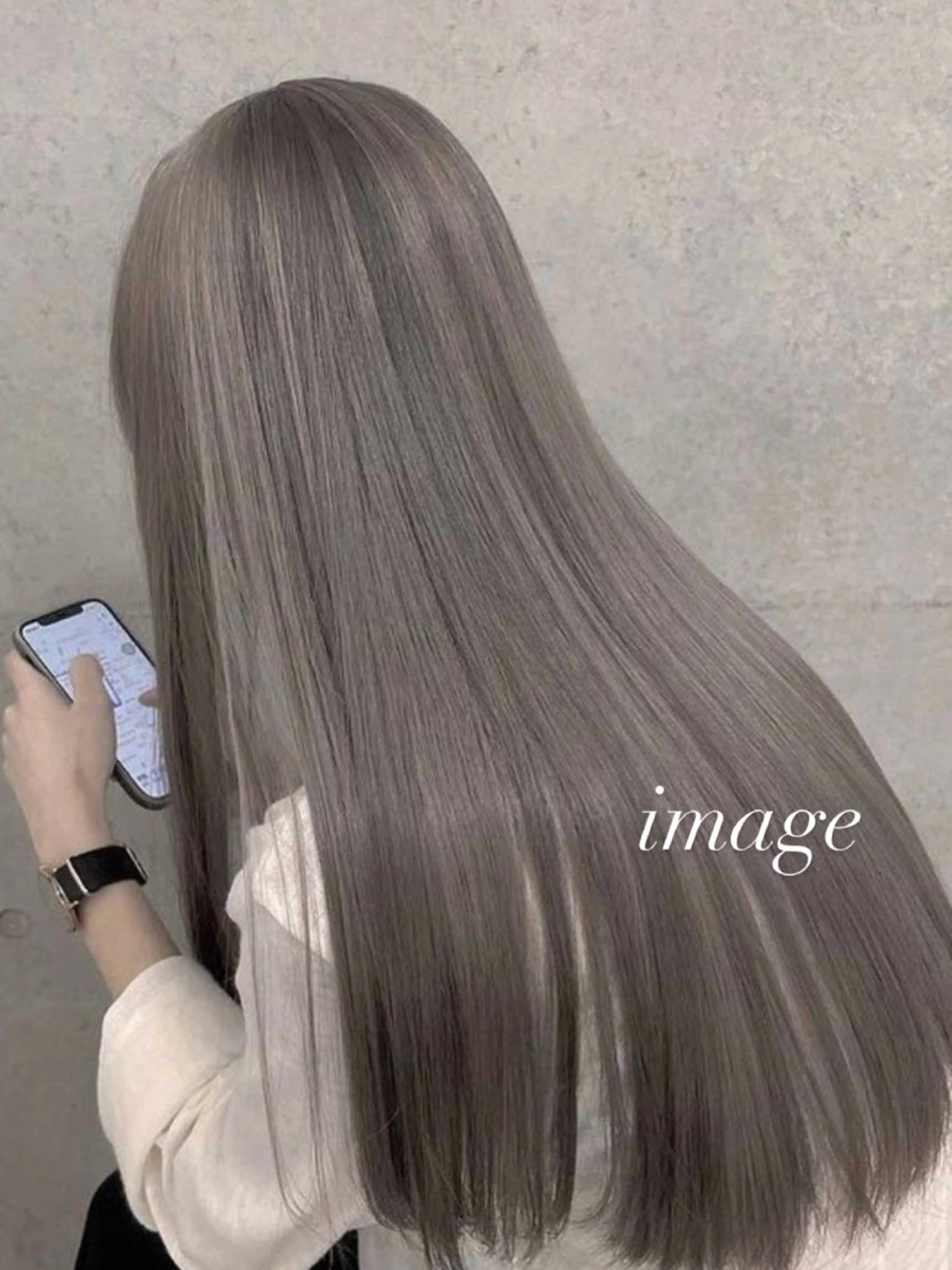 ロング カラー ヘアアレンジ パーマモデル募集/ 渋谷/TAIKIのヘアスタイル