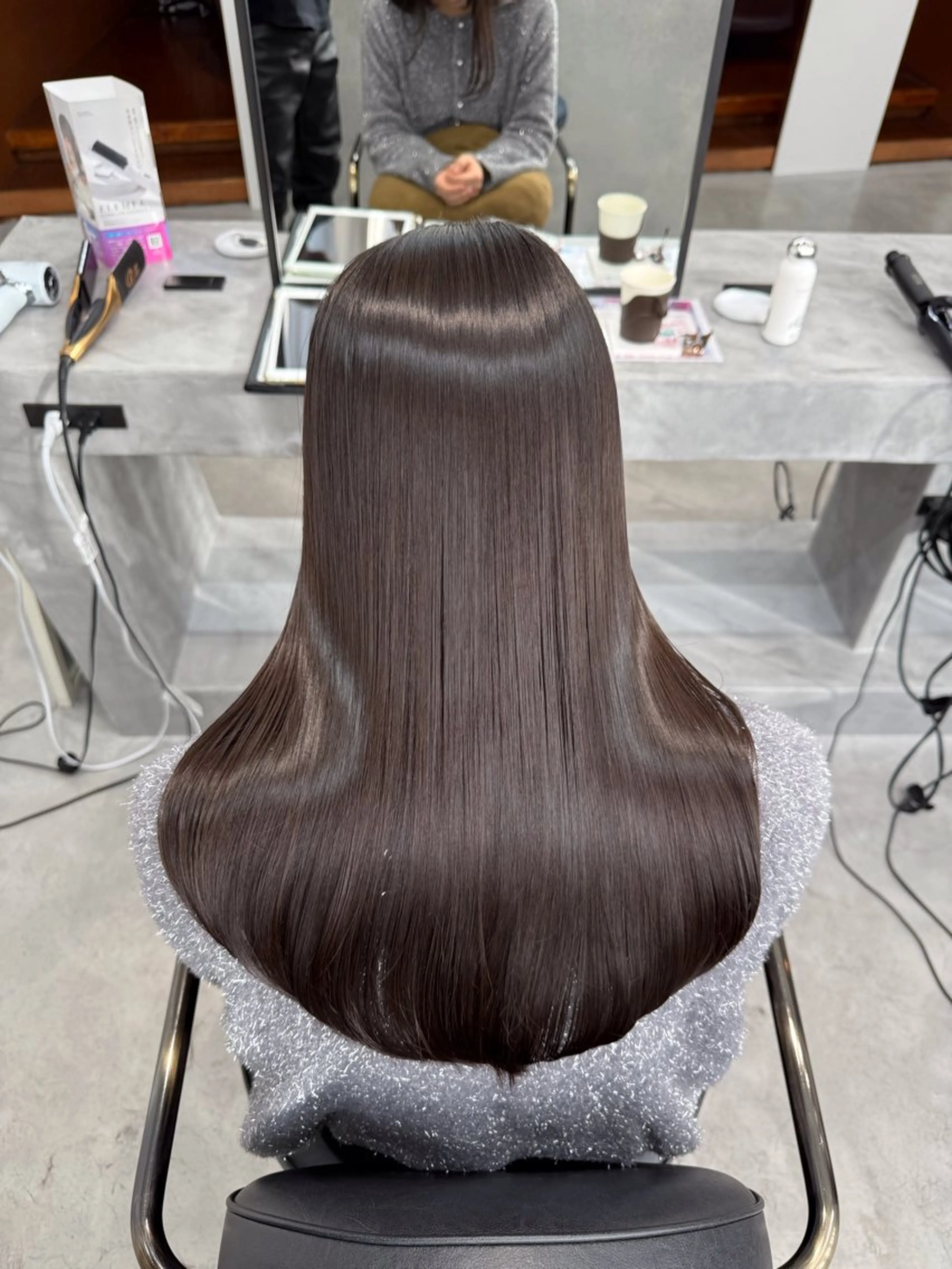 カット＋縮毛矯正の写真