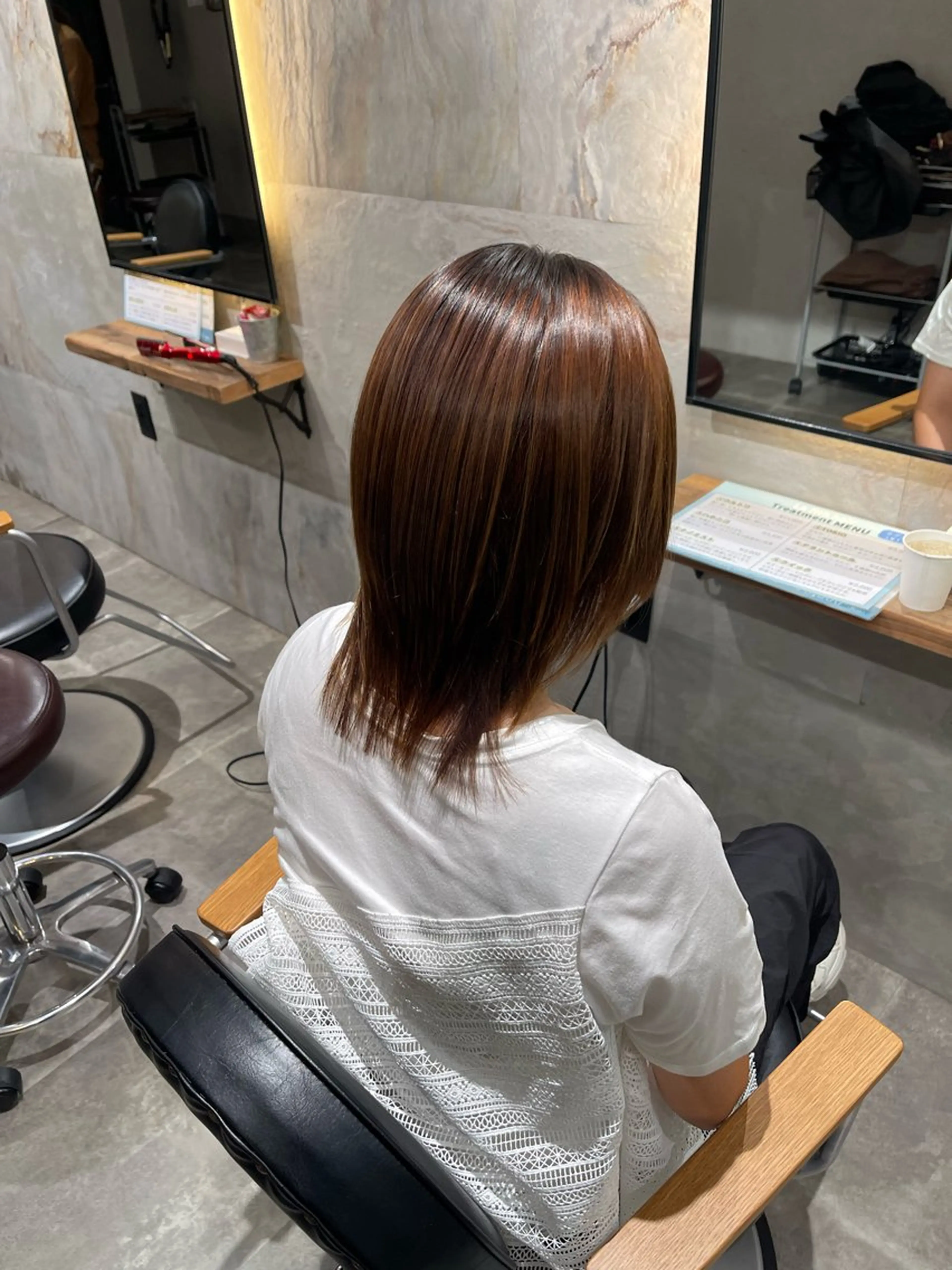 ミディアム 縮毛矯正 La fith hair SHIN 大分所属・Lafith 大分／ ヨッシーのヘアスタイル