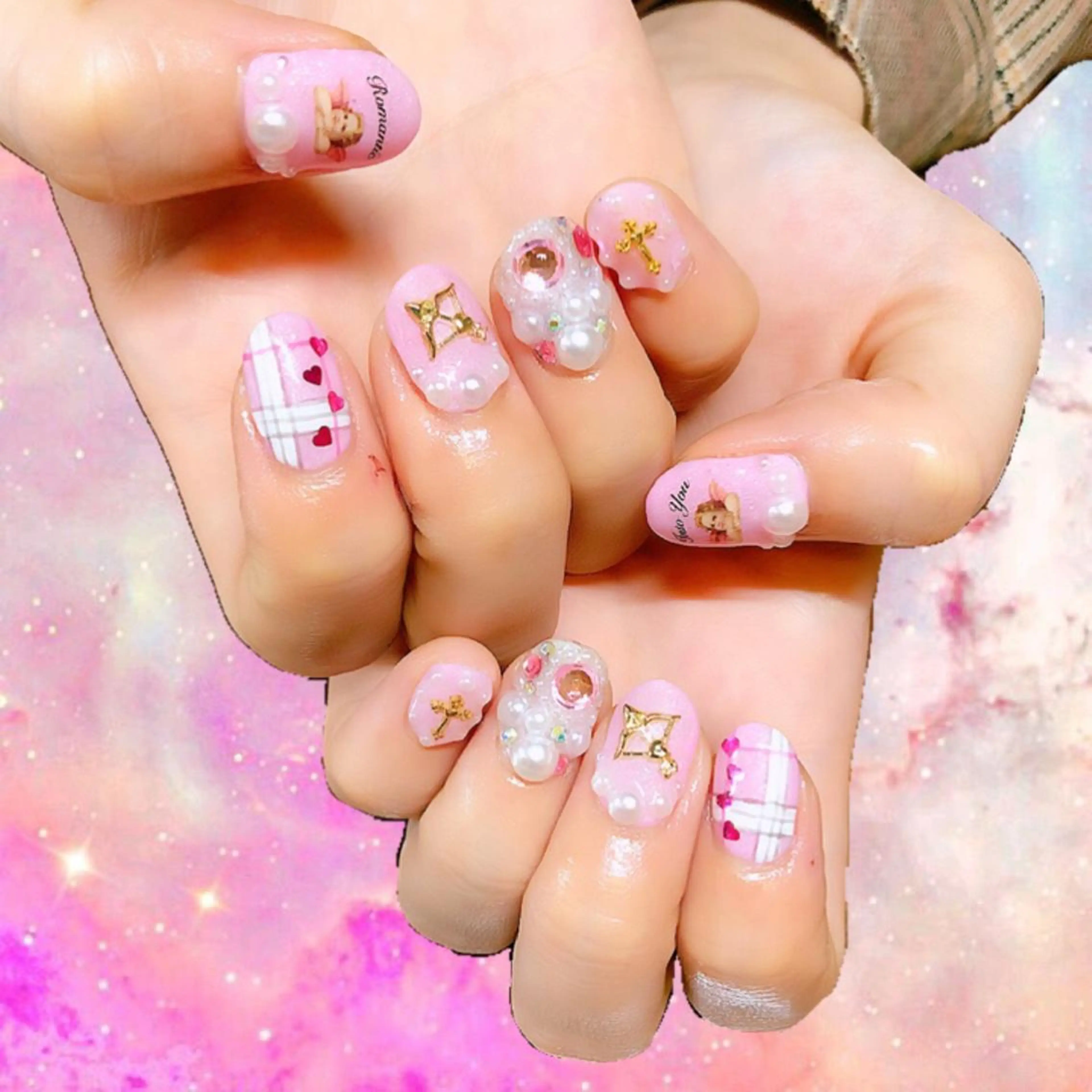 ネイル 持ち込み ハンドネイル フットネイル mi chiのネイルデザイン