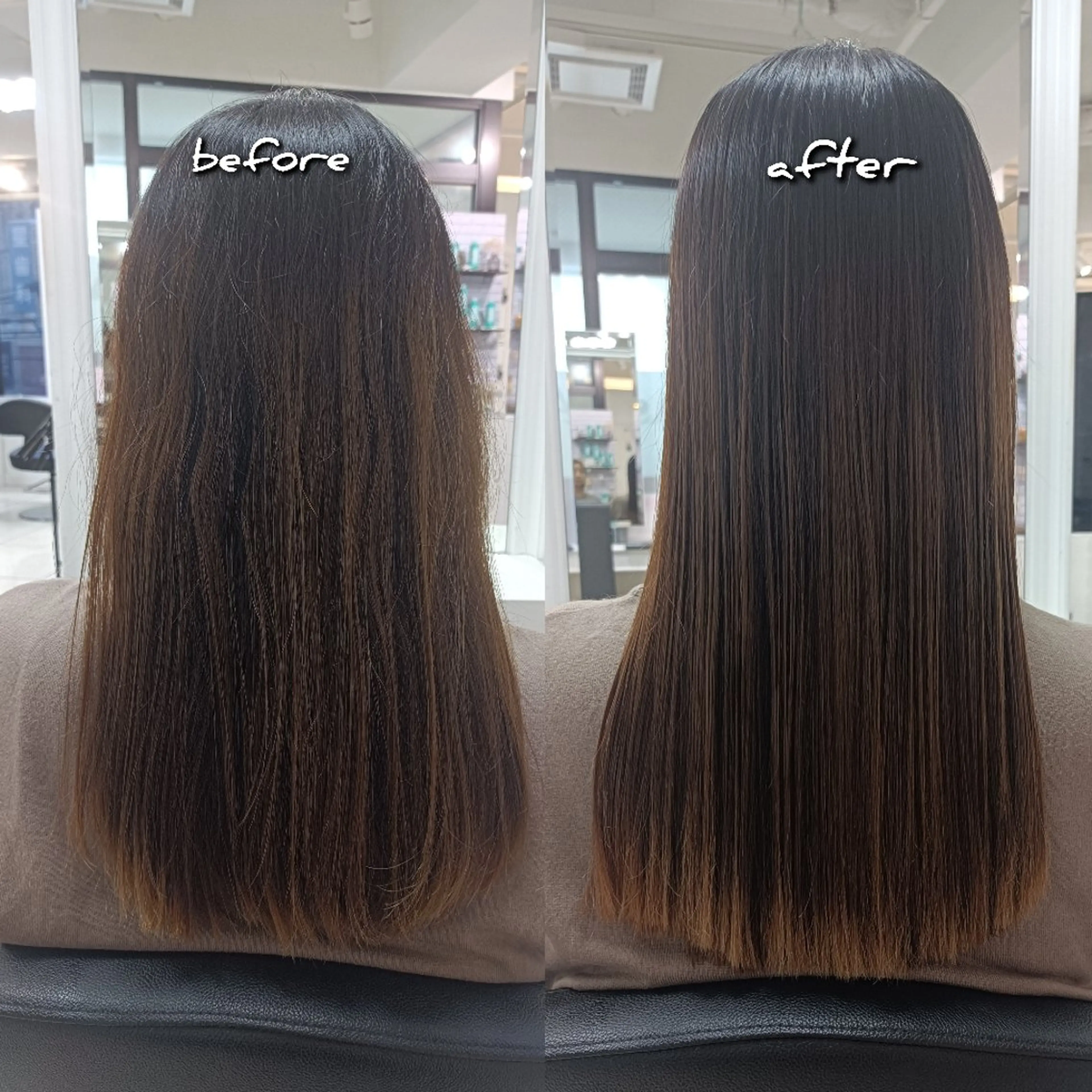 ロング パーマ くせ毛 【縮毛矯正/レディー スカット】美涼🎀のヘアスタイル