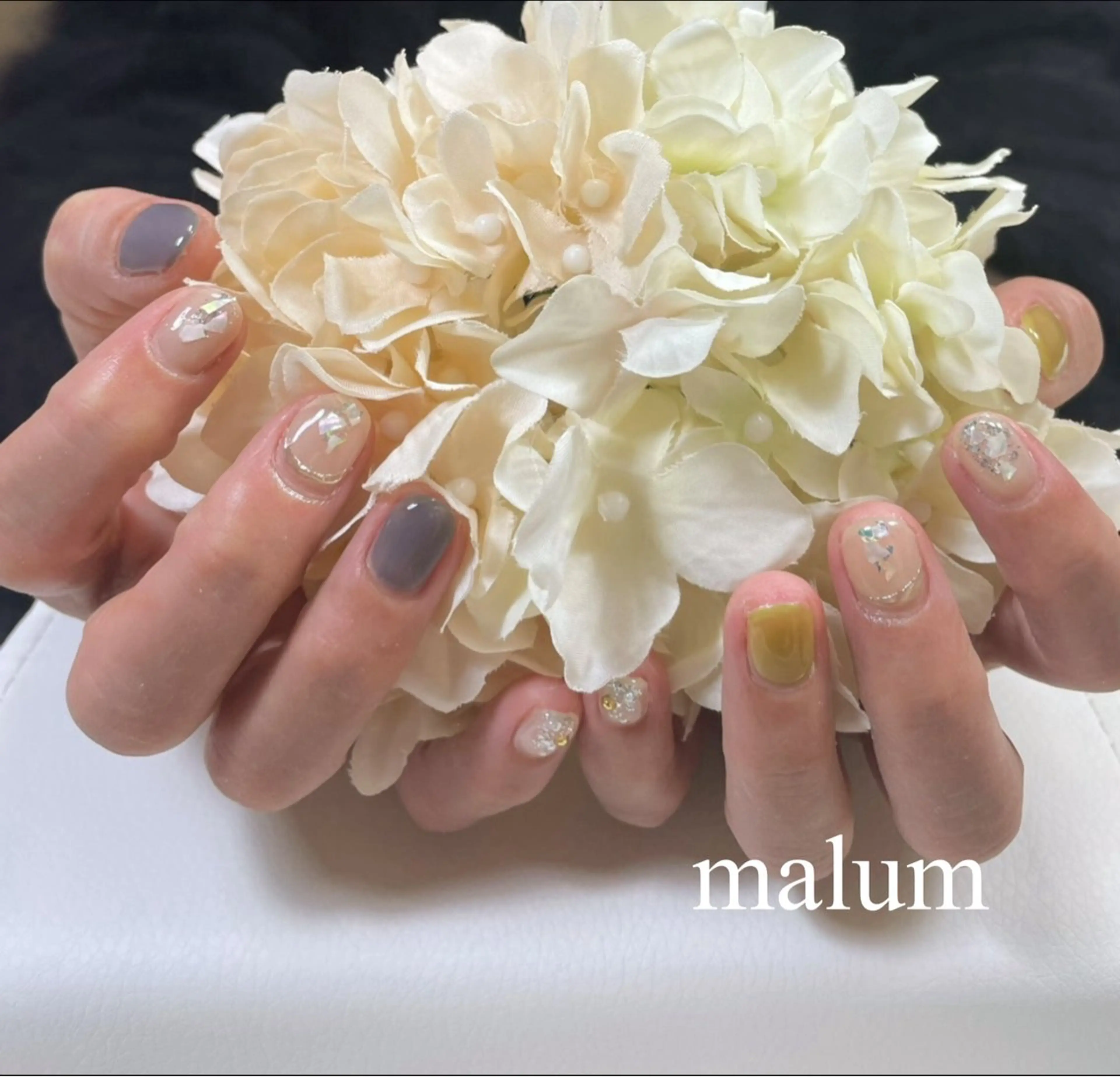 ネイル ハンドネイル malum nailのネイルデザイン