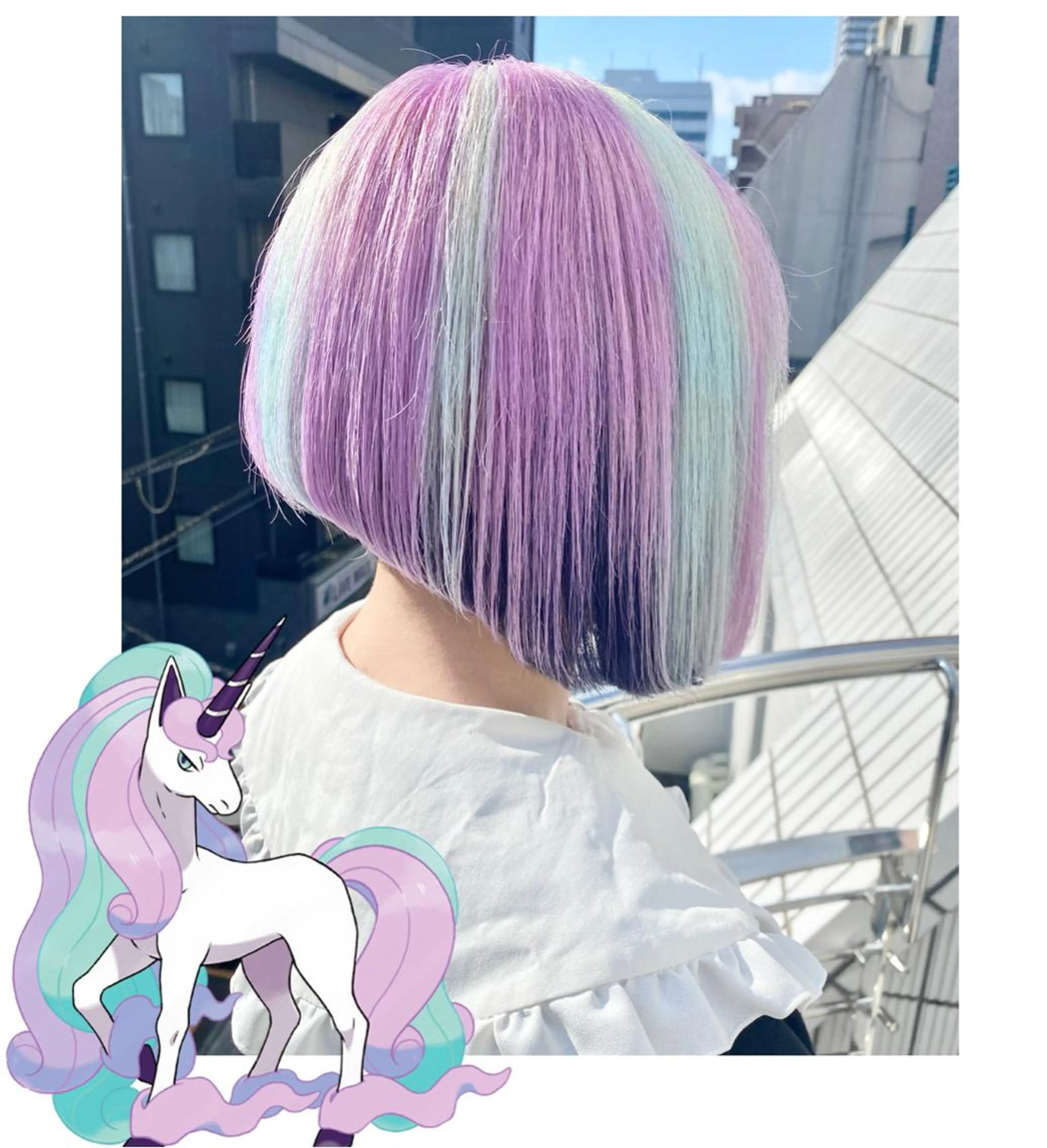 ショート カラー GARU-ガル-所属・TSUNO🦖 派手髪/オタク美容師のヘアスタイル