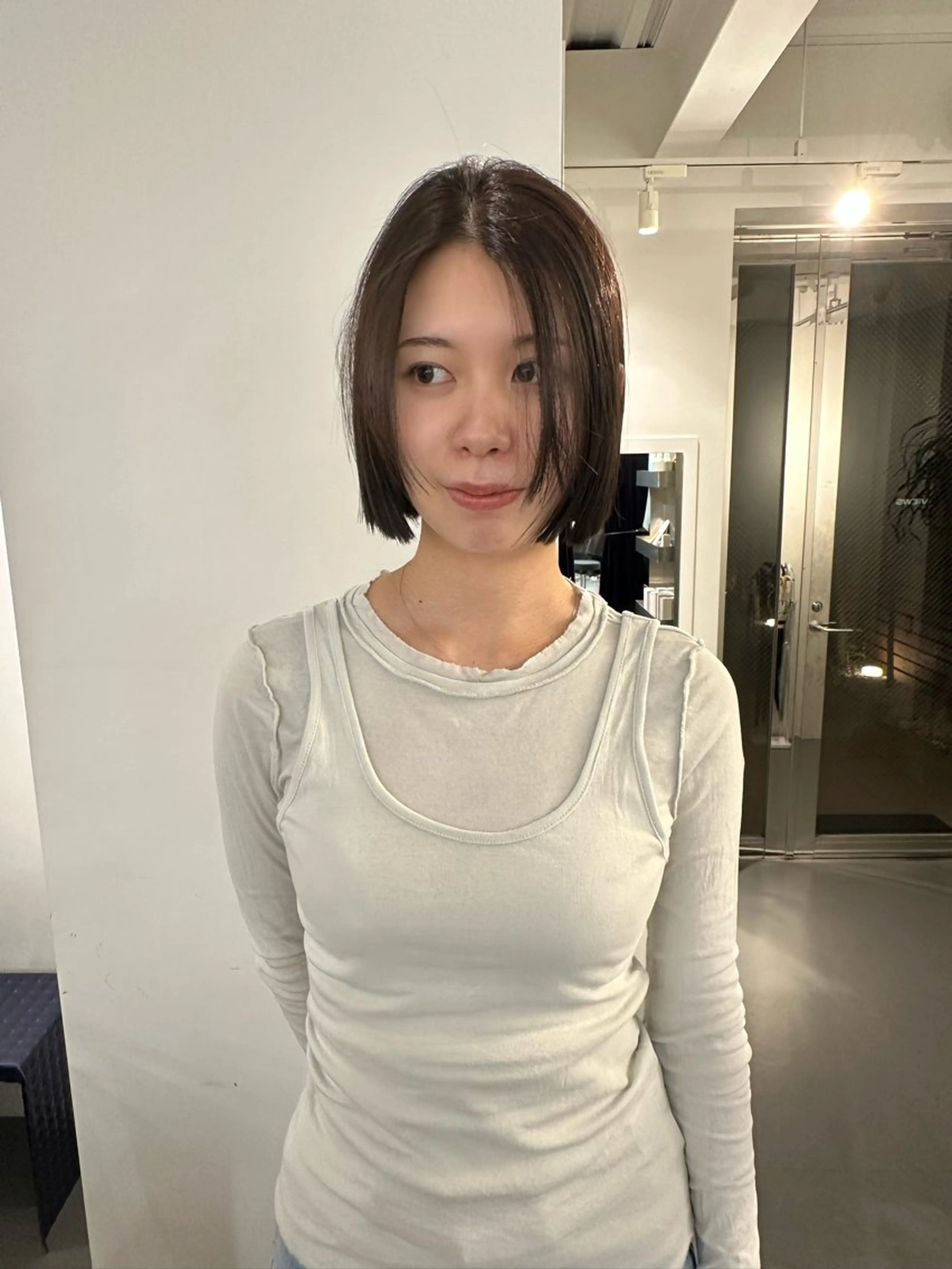 ショート カット ヘアカラー ボブ/似合わせカット /ニュアンスカラーのヘアスタイル