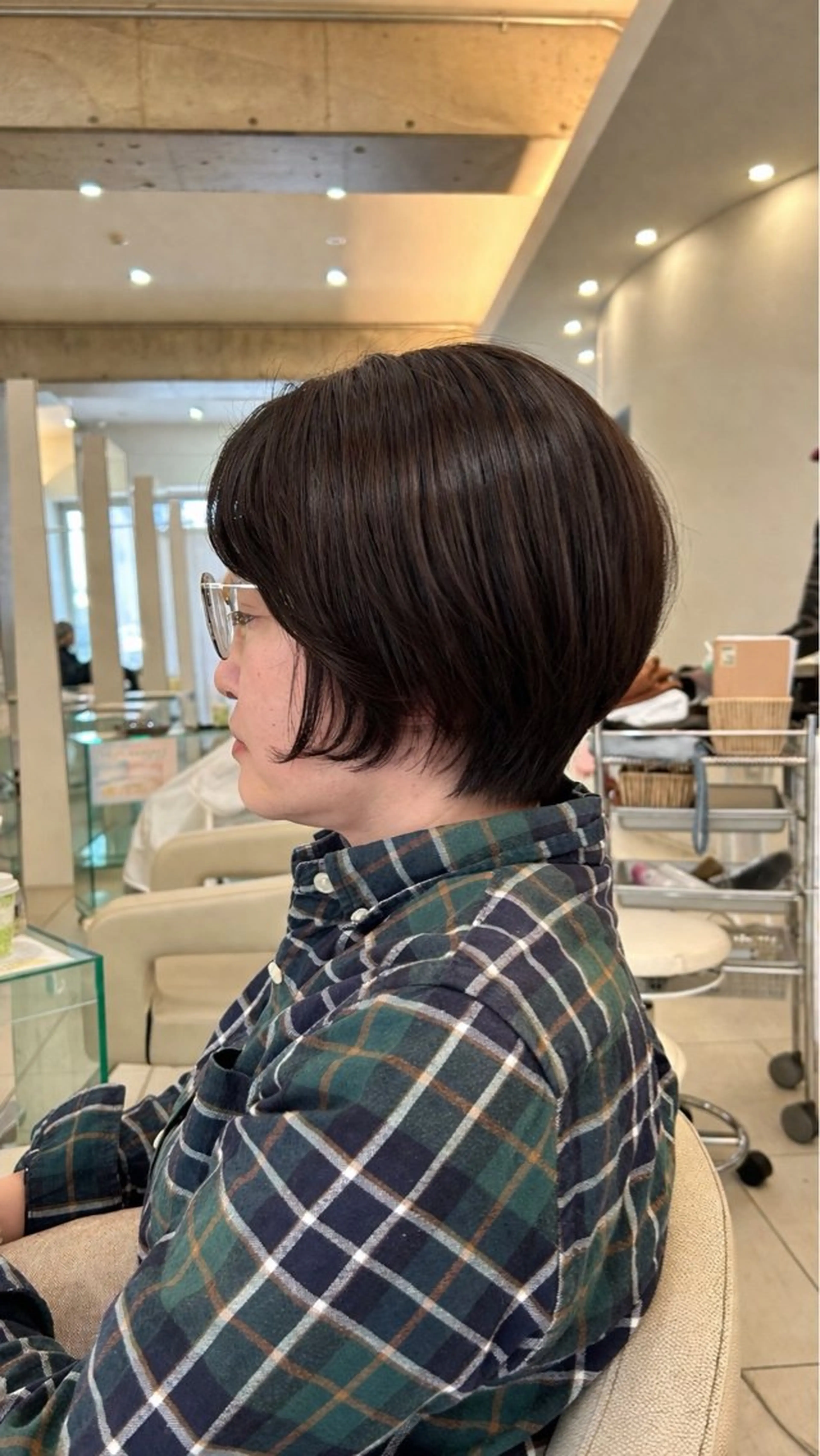 ショート カット 🍀似合わせ透明感 カラーアヤナ🍀のヘアスタイル