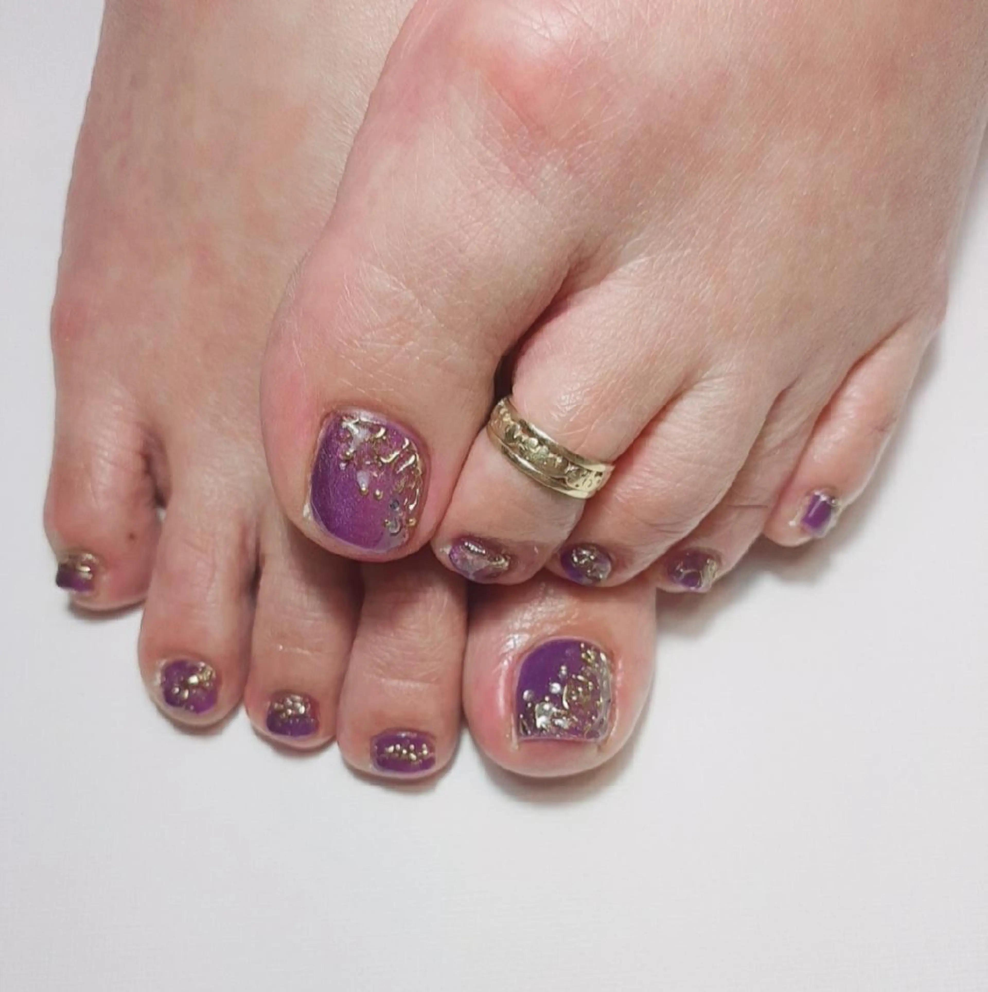 ネイル フットネイル ミラーネイル owlnail /持込みデザイン専門のネイルデザイン