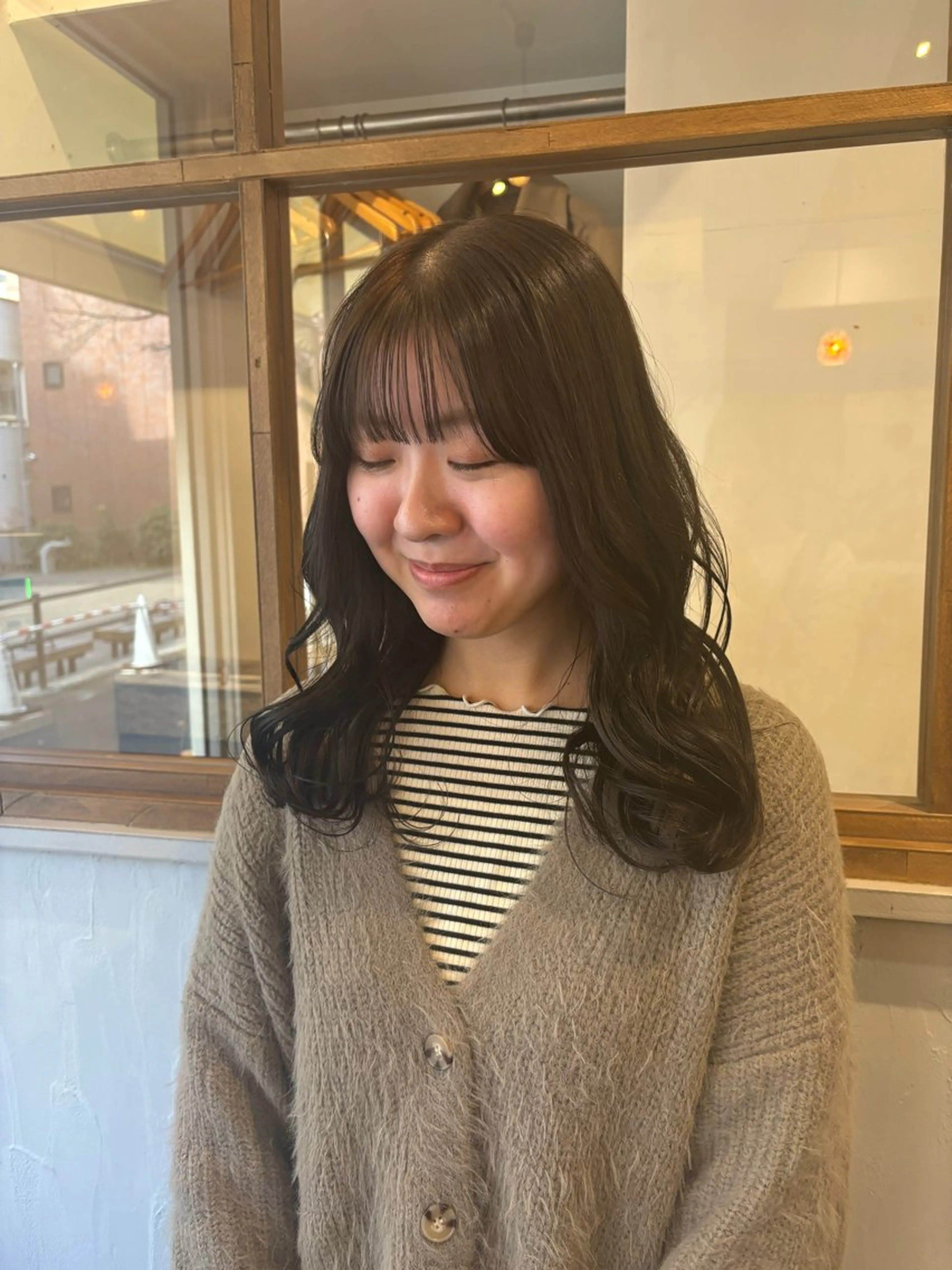 ミディアム 中村 紀香のヘアスタイル