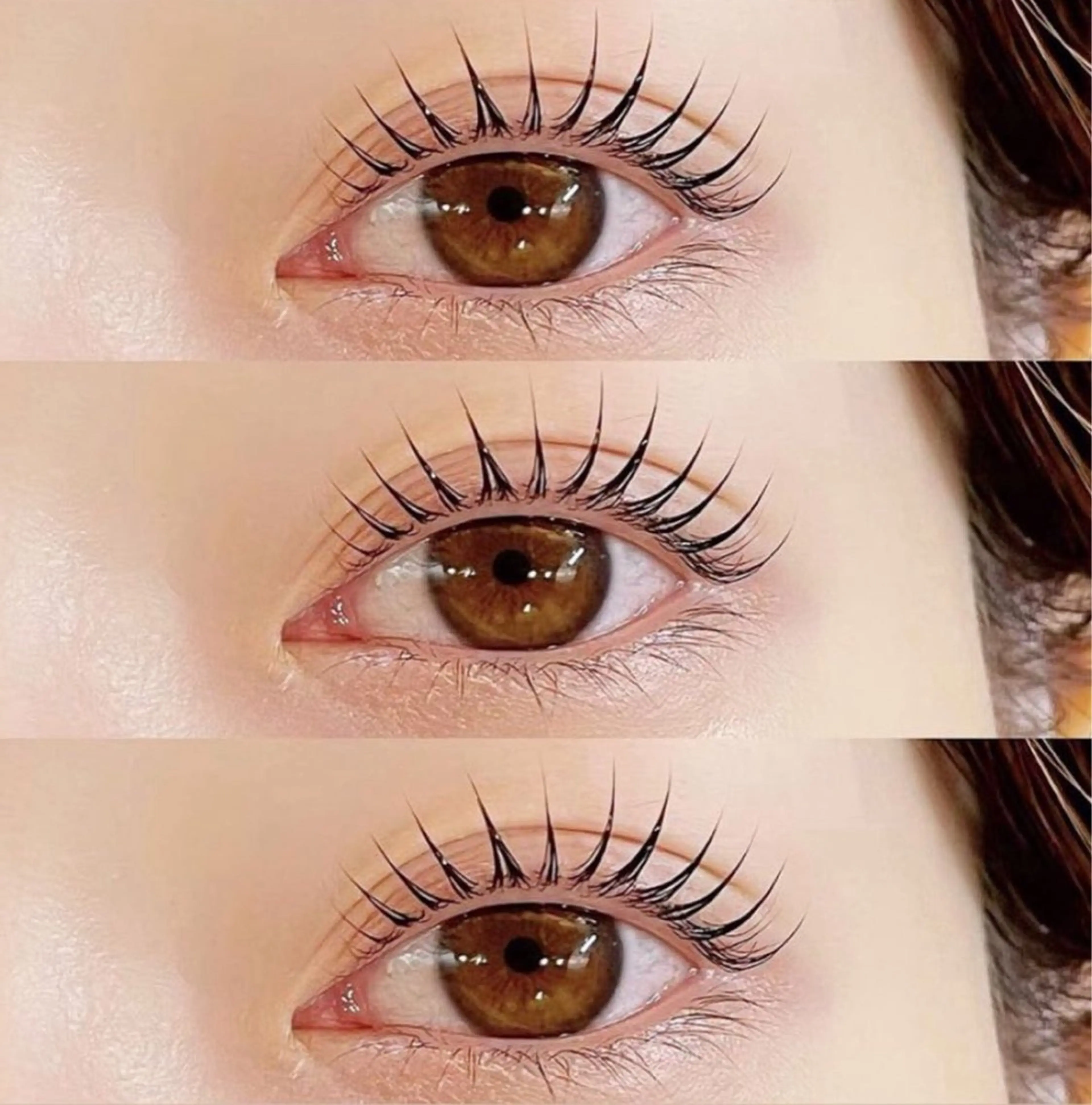 マツエク・マツパ Eye'sAcademy所属・Eye's モニターのマツエク・マツパデザイン