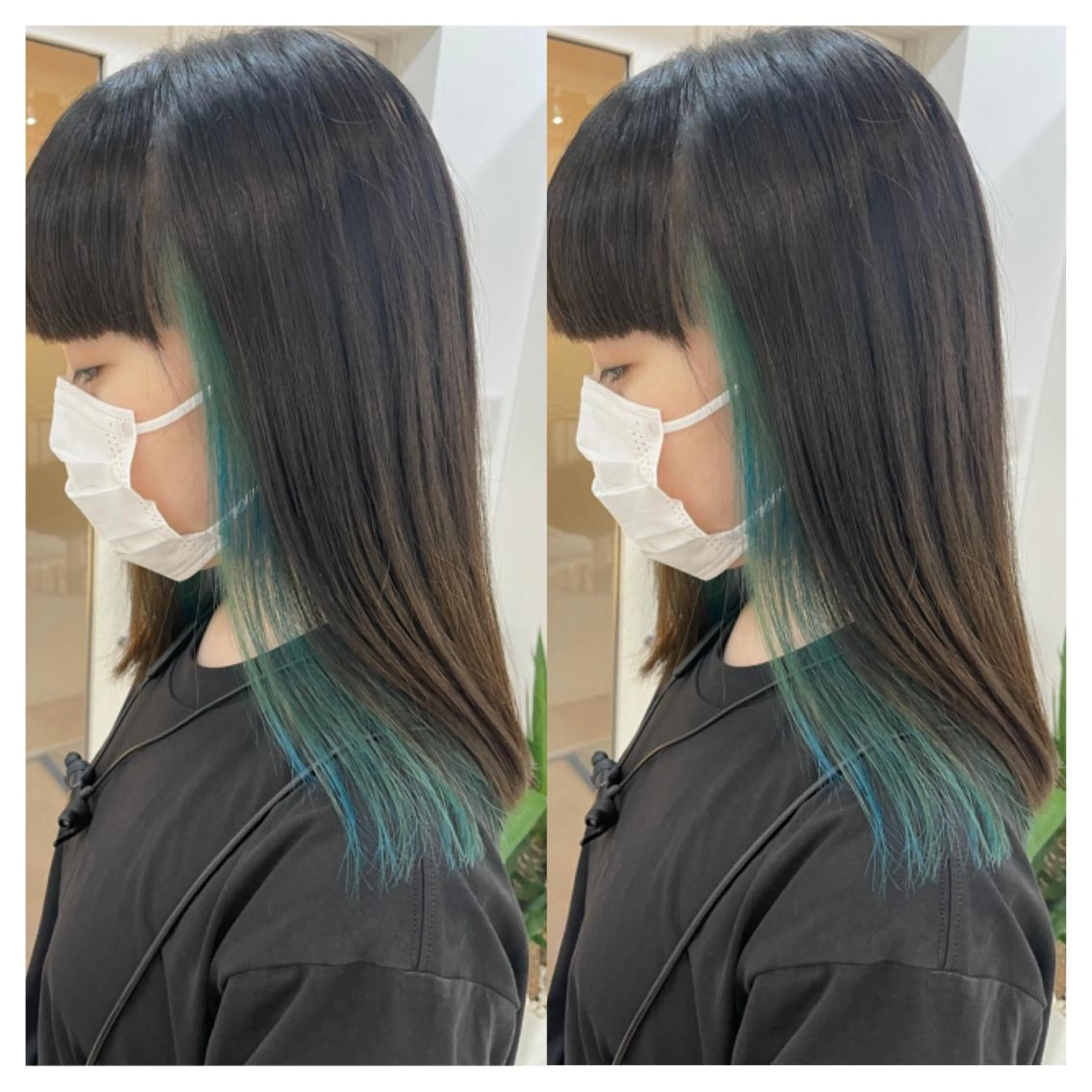 ミディアム カラー ヘアカラー トリートメント 村山 茉衣のヘアスタイル