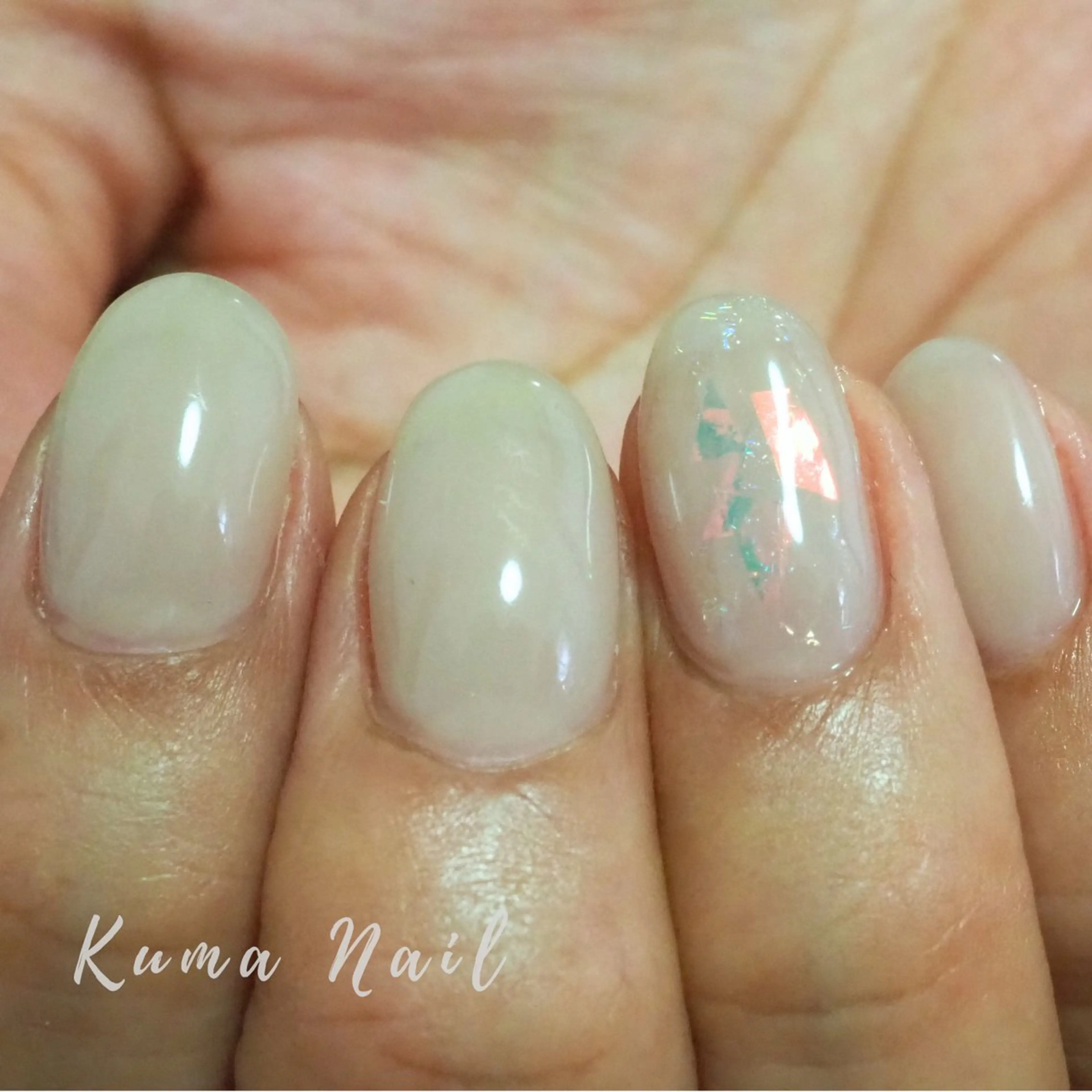 ネイル アートネイル ワンカラーネイル ハンドネイル Private salon Kuma Nail.所属・藤が丘ネイル Kuma Nailのネイルデザイン