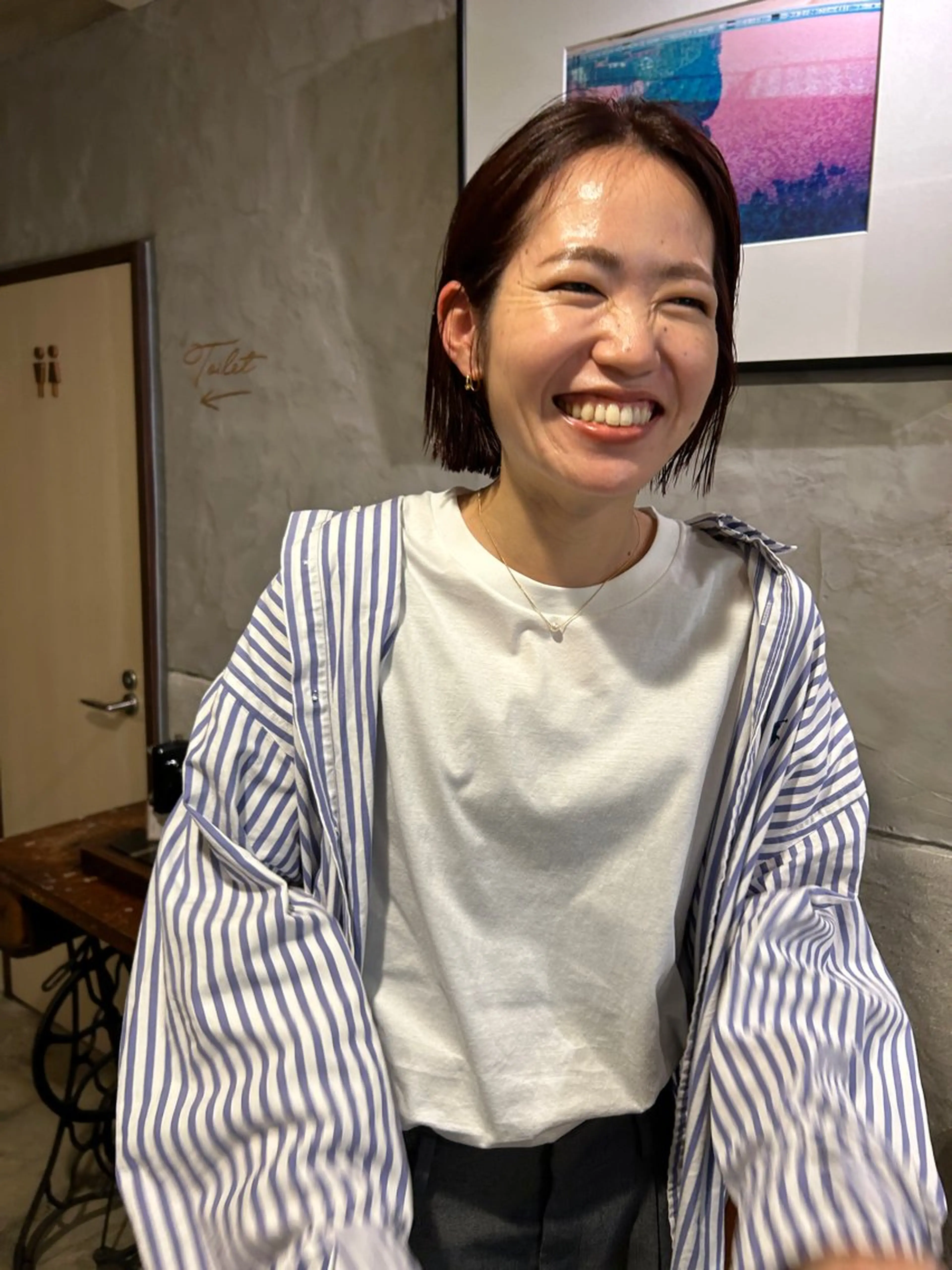 ショート カラー ボブ カット ヘアカラー トリートメント さの あやねのヘアスタイル