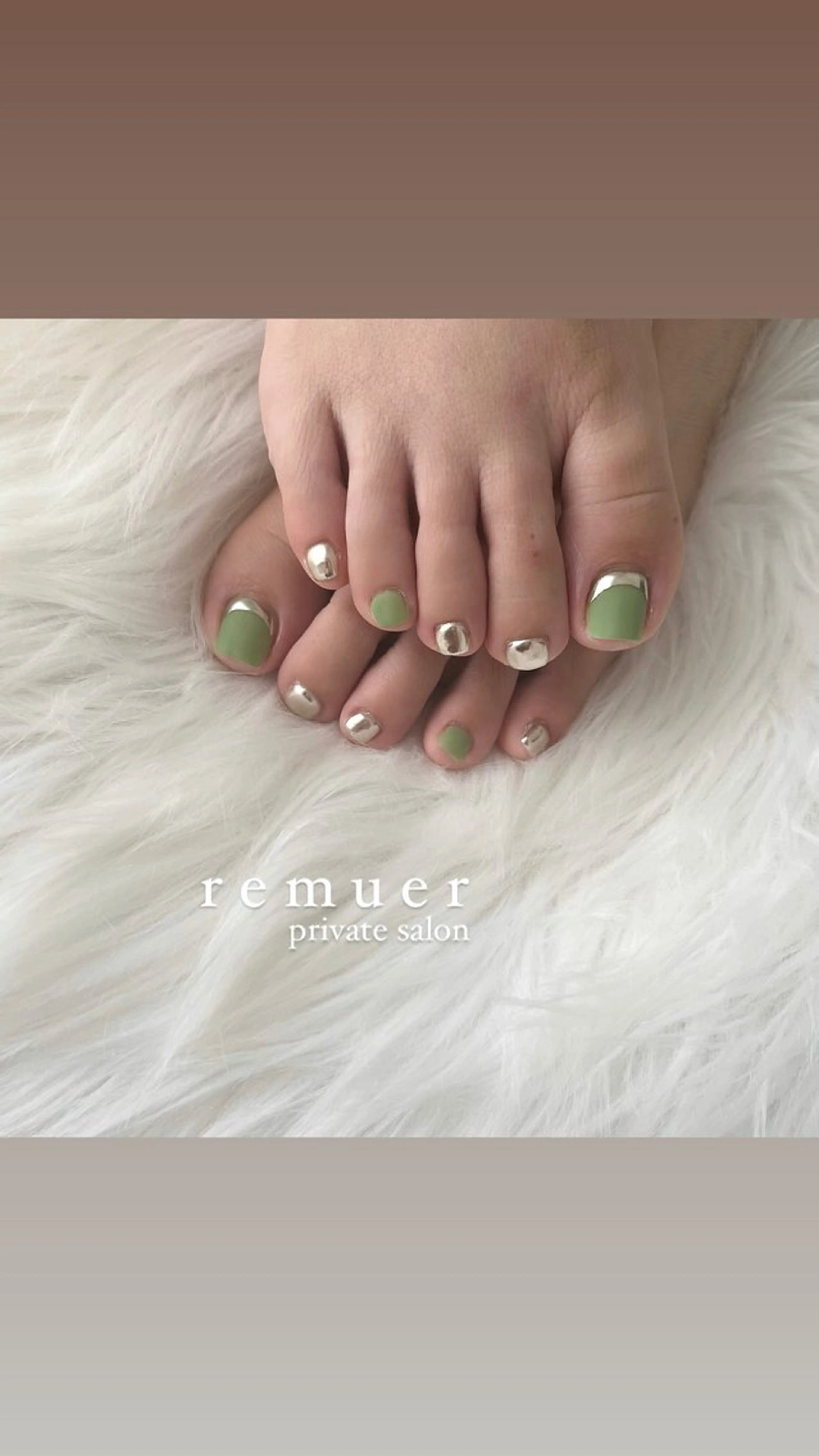ネイル フットネイル nail salon remuerのネイルデザイン
