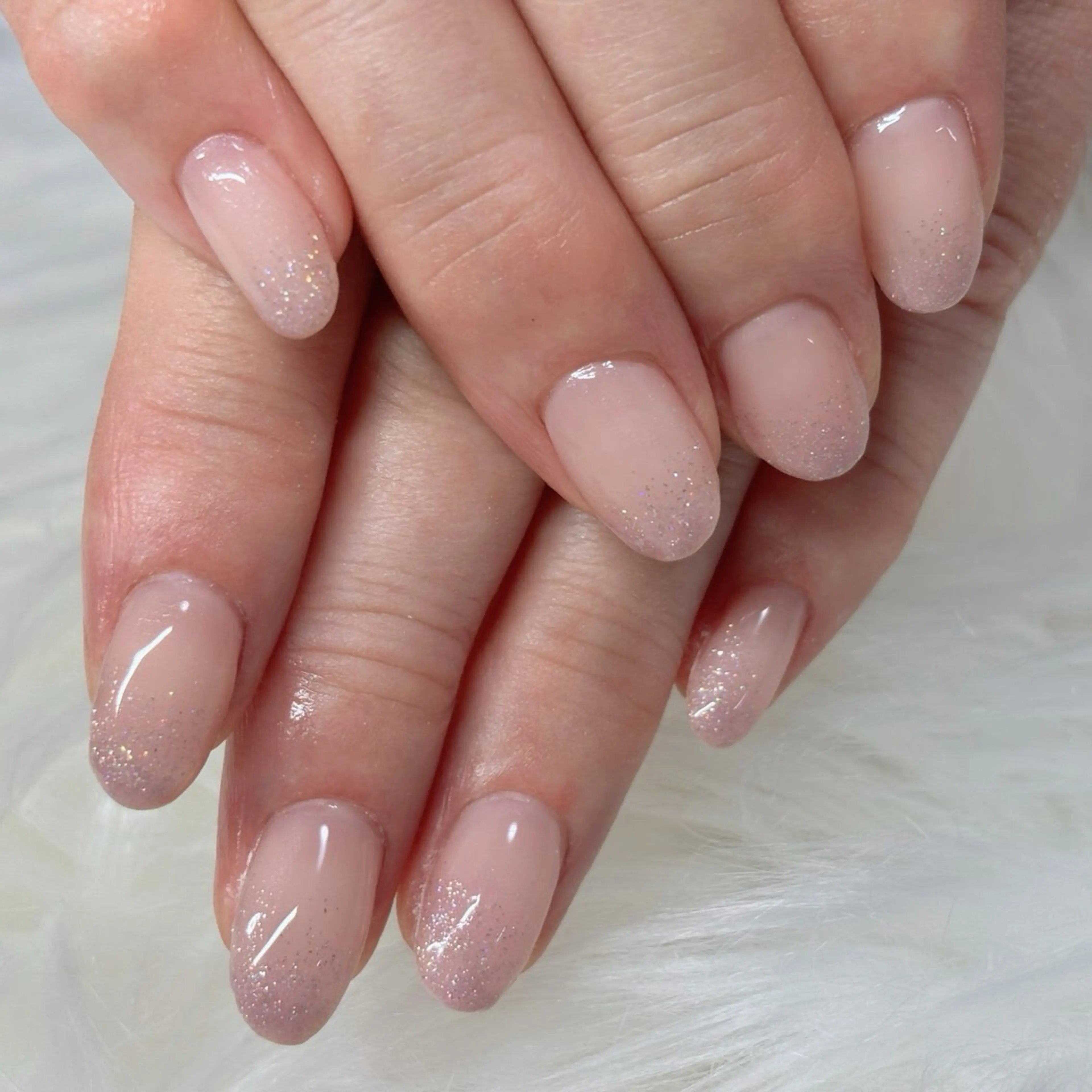 ネイル ラメ(グリッター) ラメグラデーション Yappy kurumiのネイルデザイン