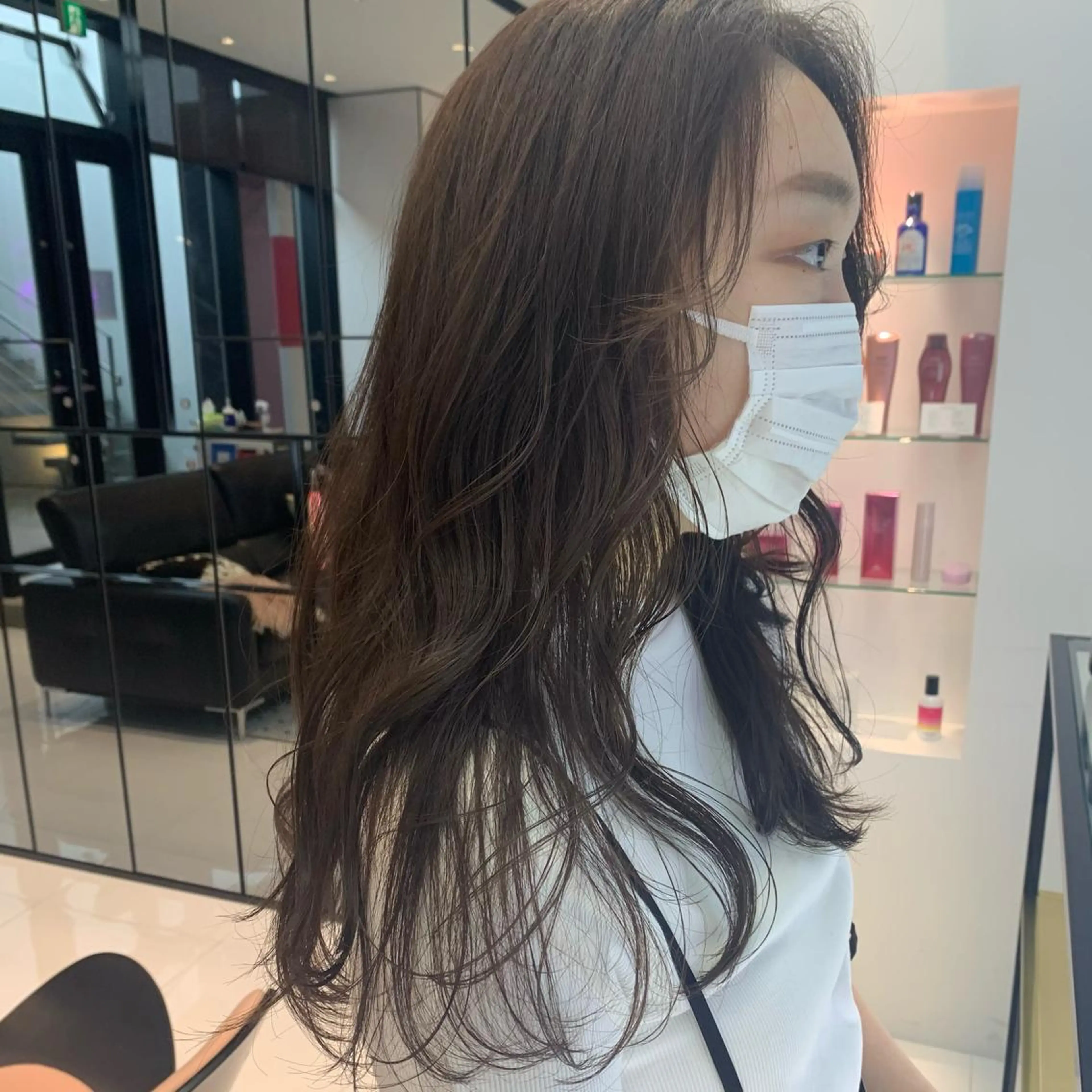 ロング カラー ベージュカラー イルミナカラー ハッシュカット/ハイ トーン/MANAMIのヘアスタイル