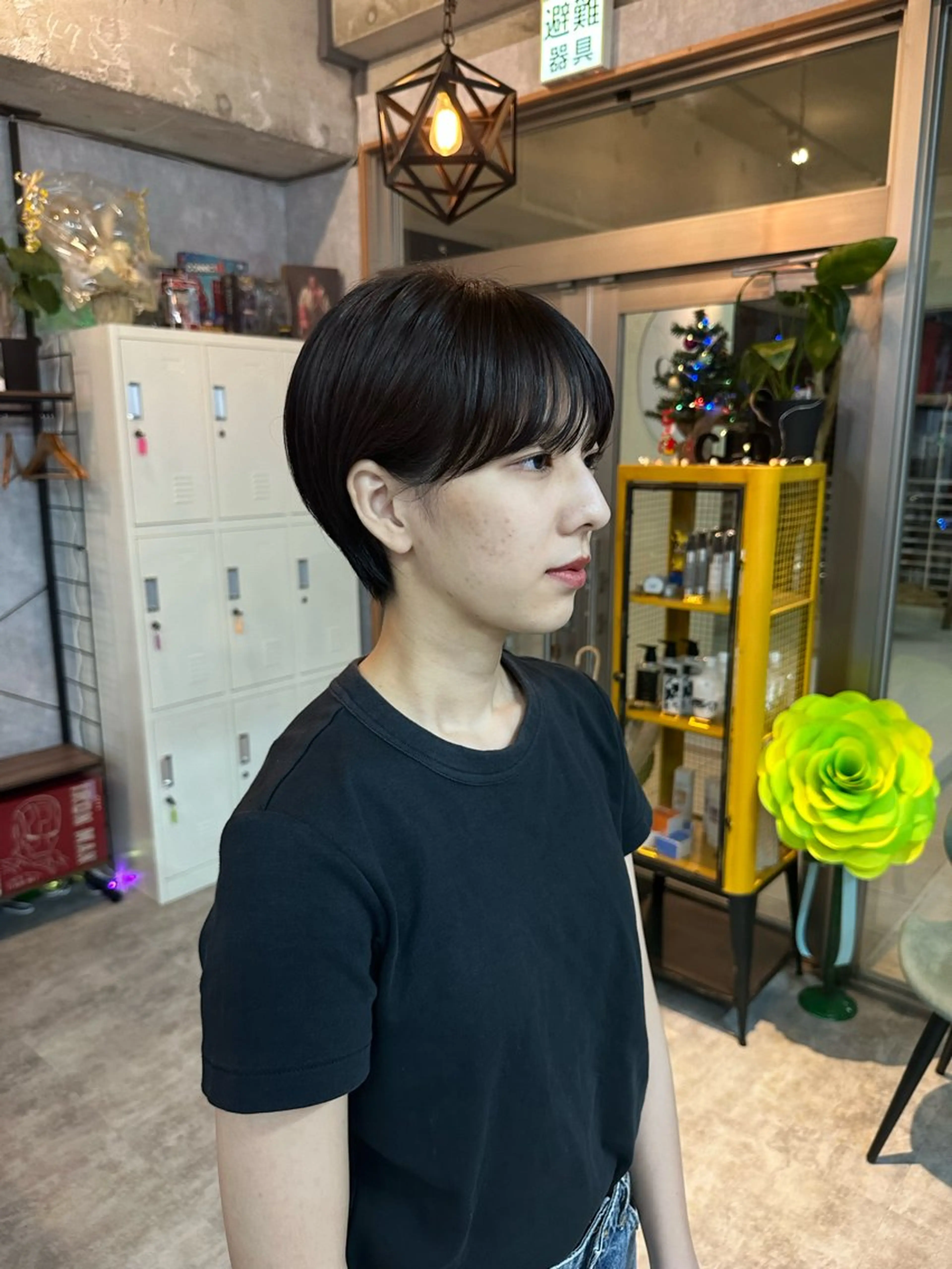 ショート 切りっぱなしボブ ショートボブ ハンサムショート 丸みショート ボブ モテ髪/ボブ/ショー ト/アダチフウトのヘアスタイル