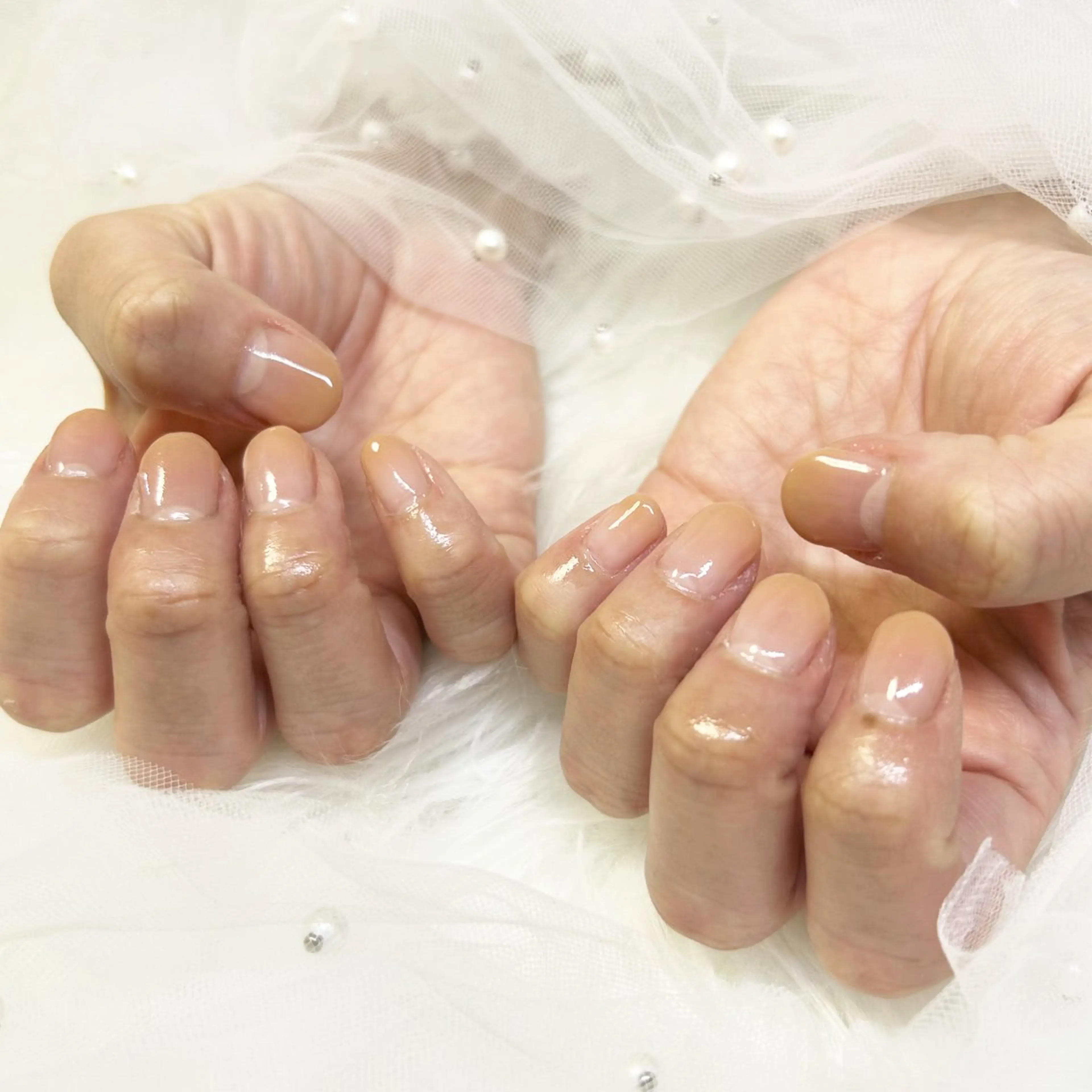 ネイル グラデーション シンプルネイル ゴン 🦋のネイルデザイン