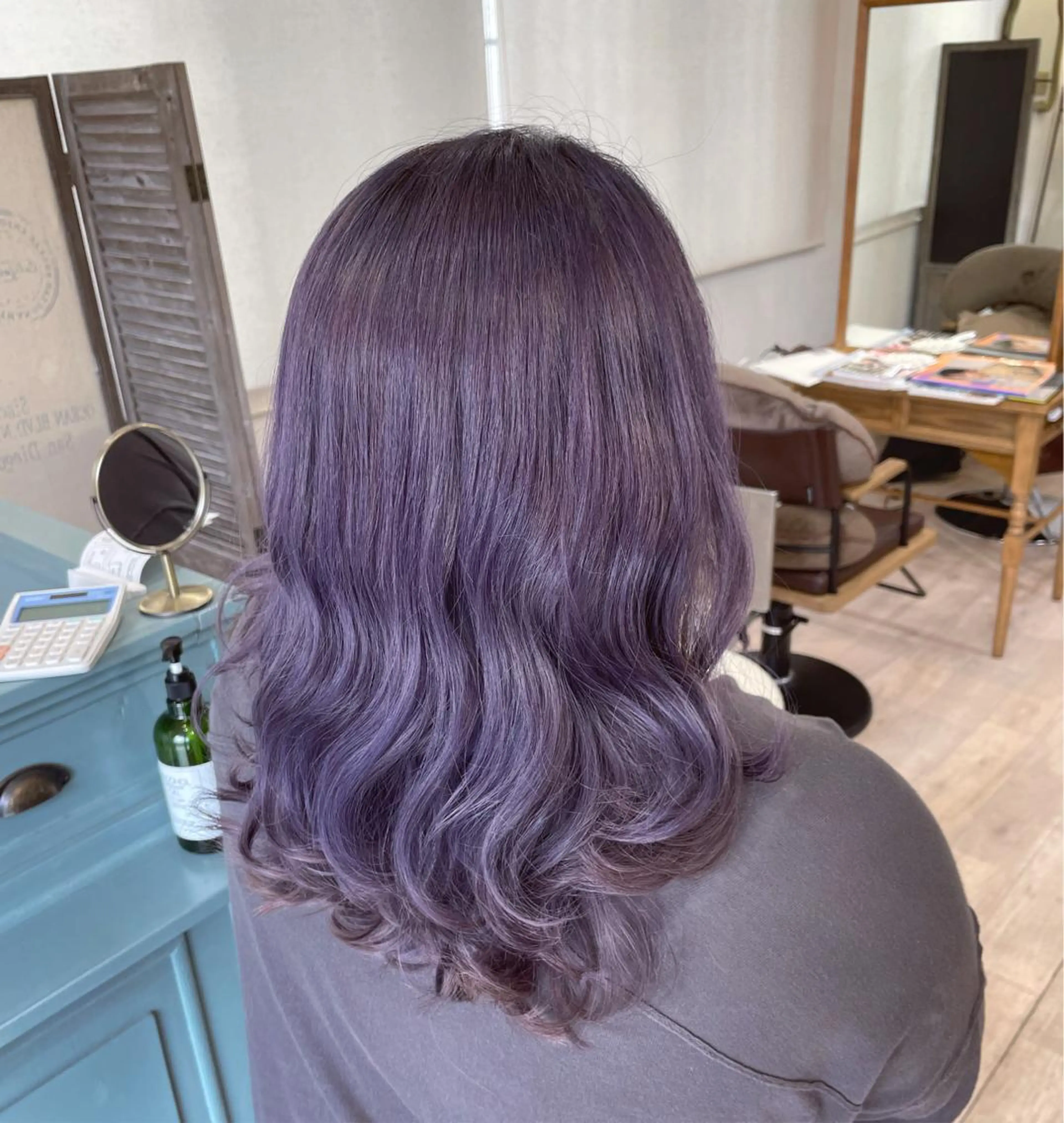 セミロング Vivie.所属・新都心個室サロン/ 古波蔵美奈のヘアスタイル