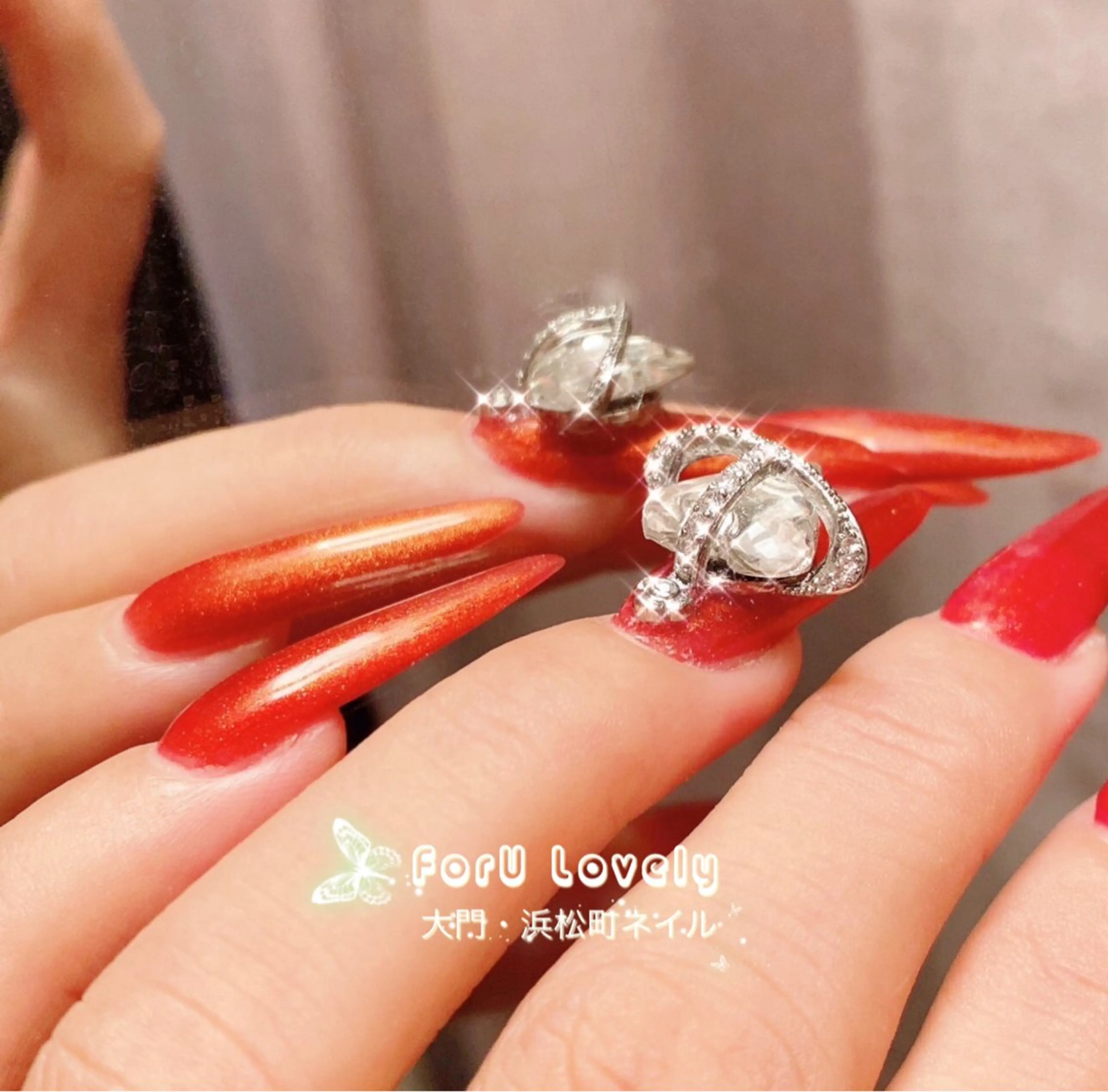 ネイル 長さ出し フレンチネイル ジェルネイル 韓国ネイル マグネットネイル ハンドネイル ハンドケア 大門浜松町 ネイルのネイルデザイン