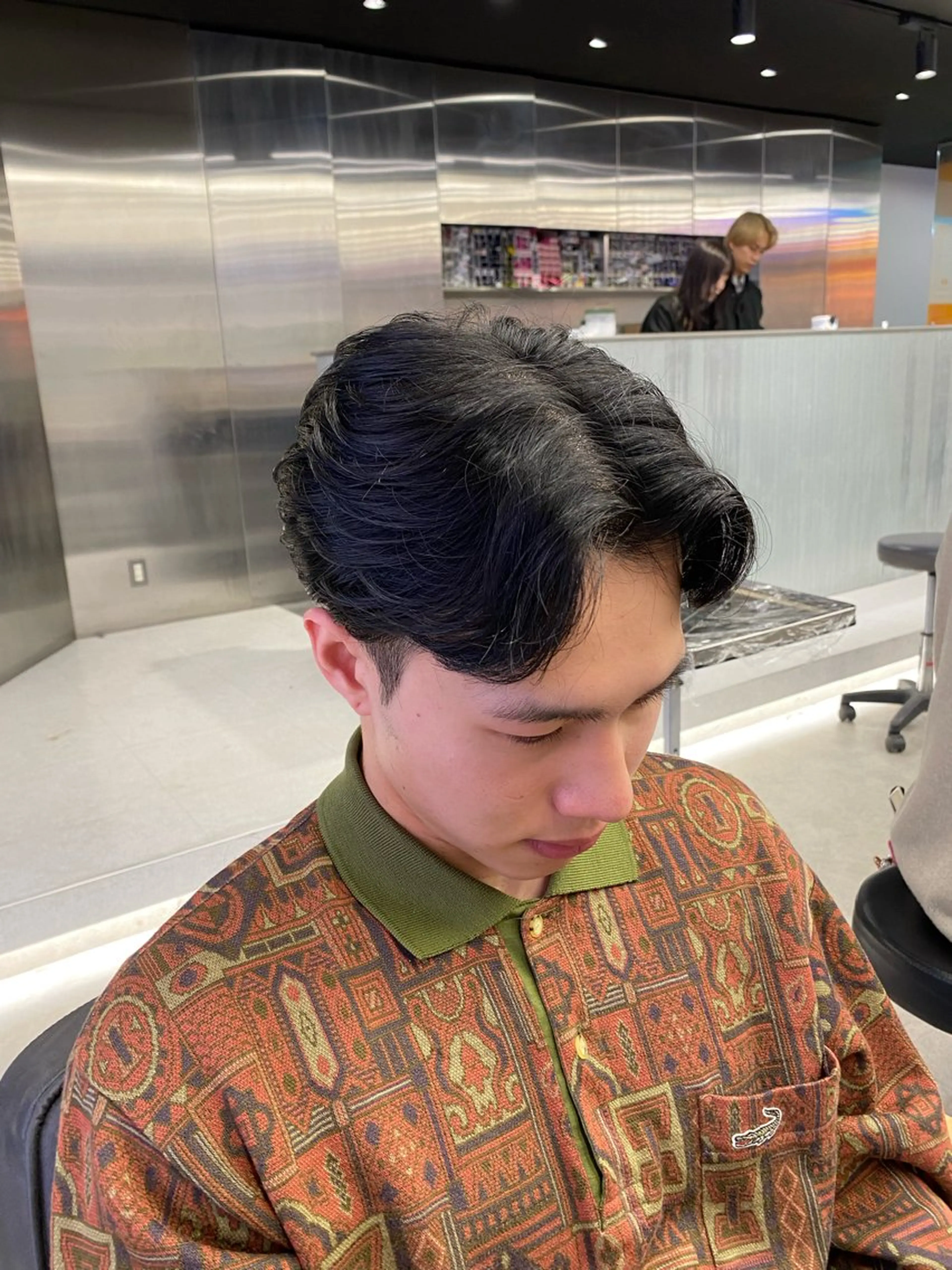 ショート メンズ カット シャドウパーマ/ ルーズパーマ/メンズのヘアスタイル