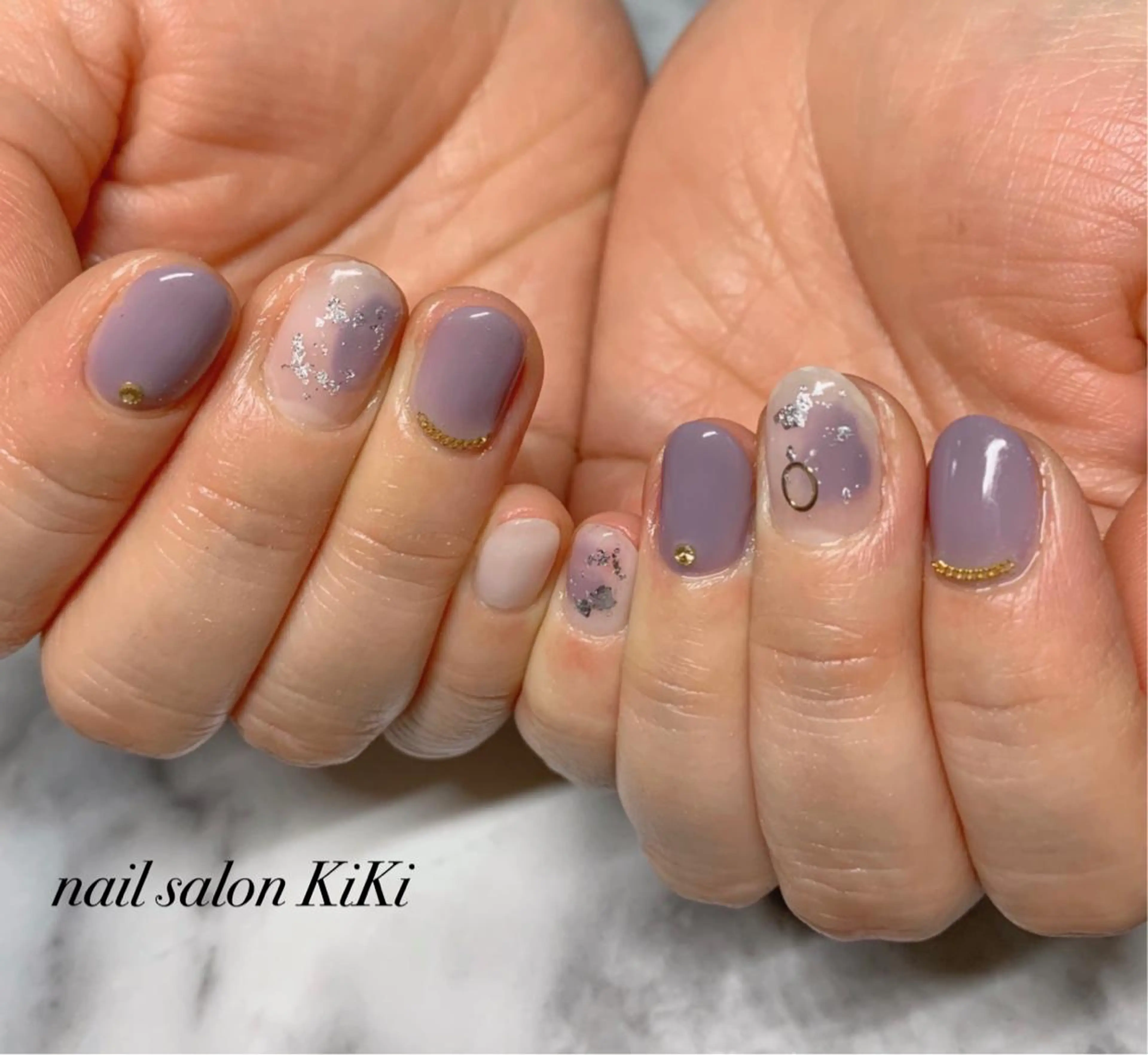 ネイル ニュアンスネイル 春ネイル K. KiKiのネイルデザイン