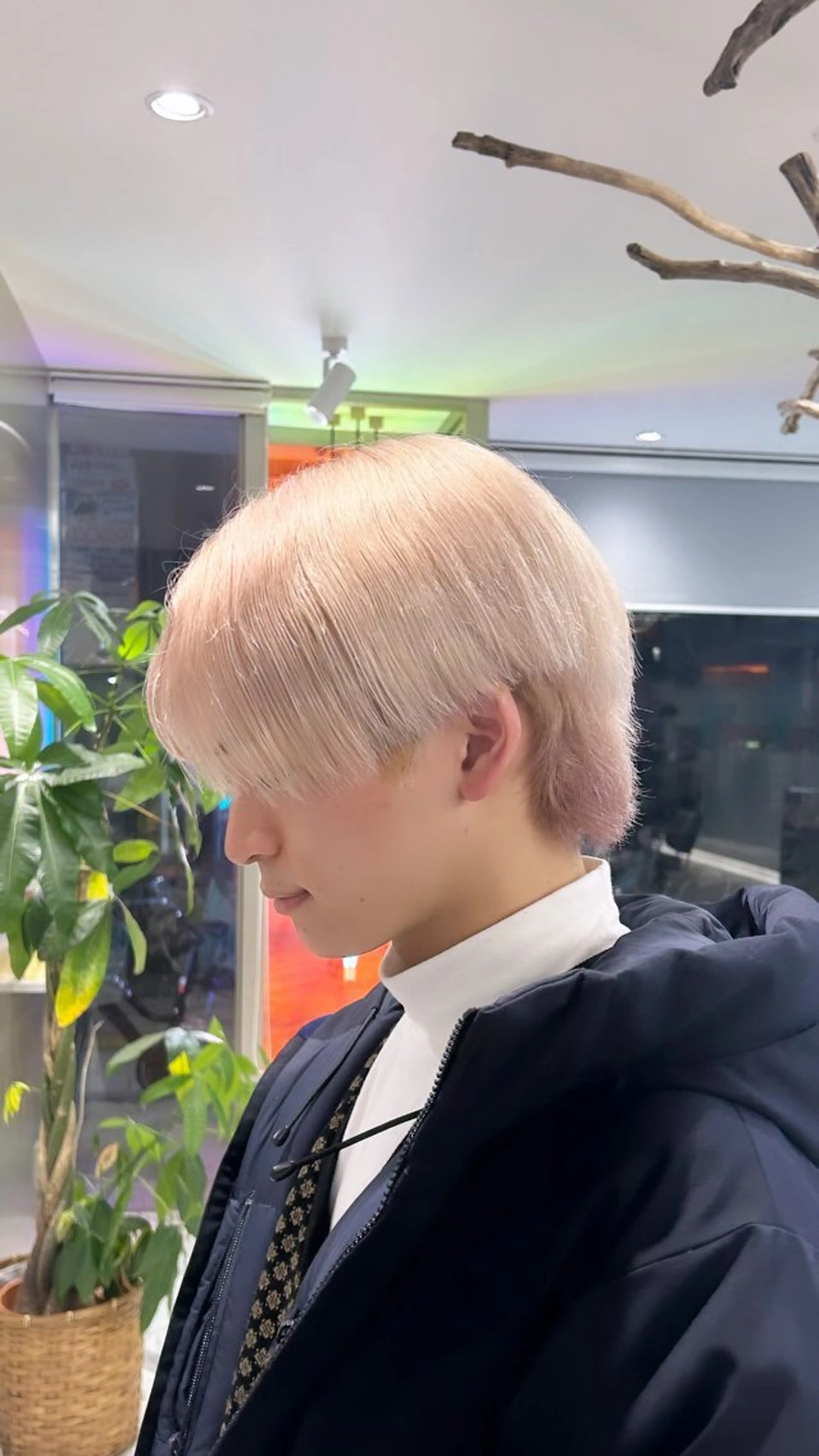 ショート カラー ヘアカラー メンズ/ボブ/パーマ /くるみのマツエク・マツパデザイン