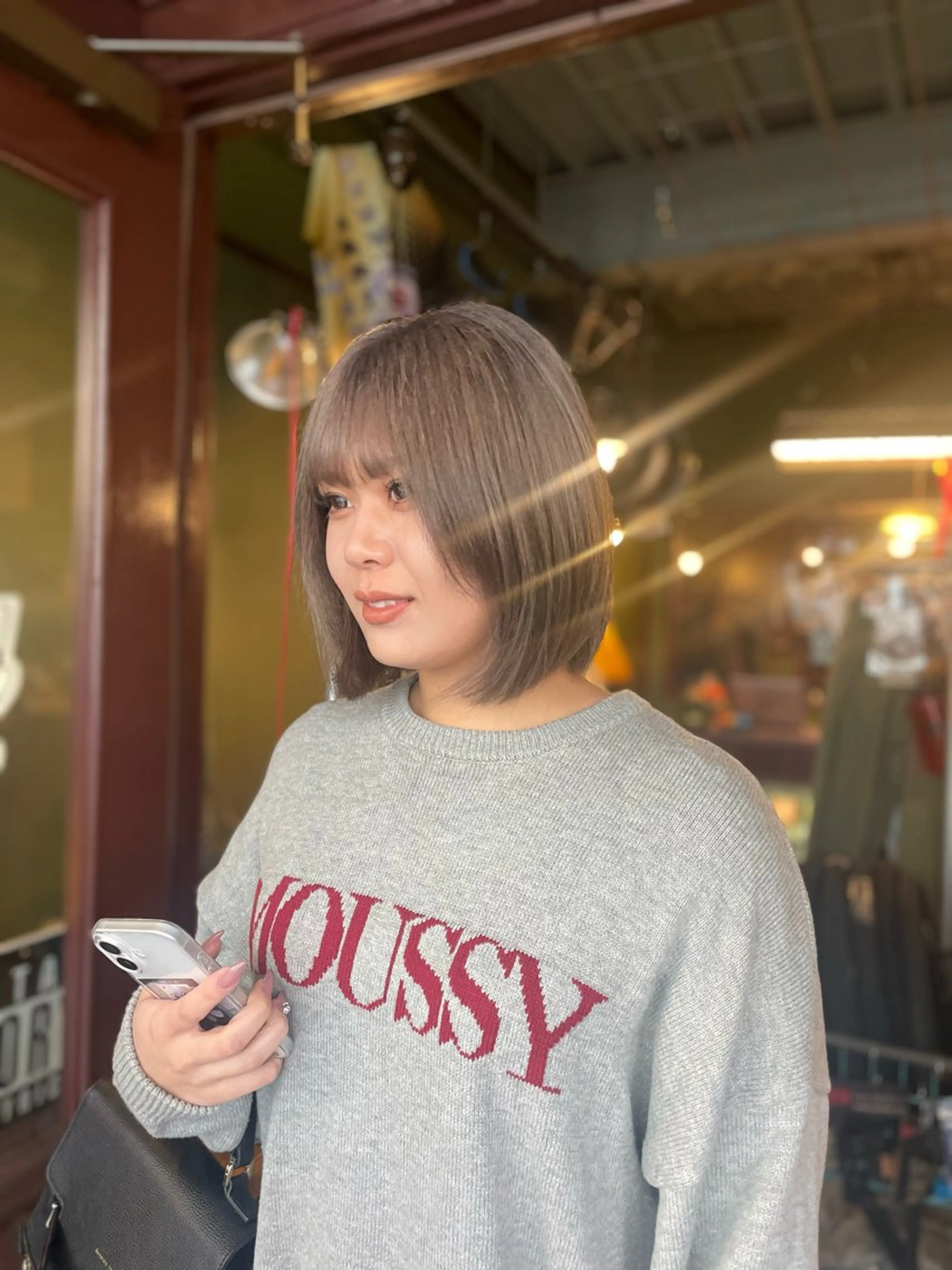 ミディアム カラー ヘアカラー トリートメント PATH-hair. storeのヘアスタイル