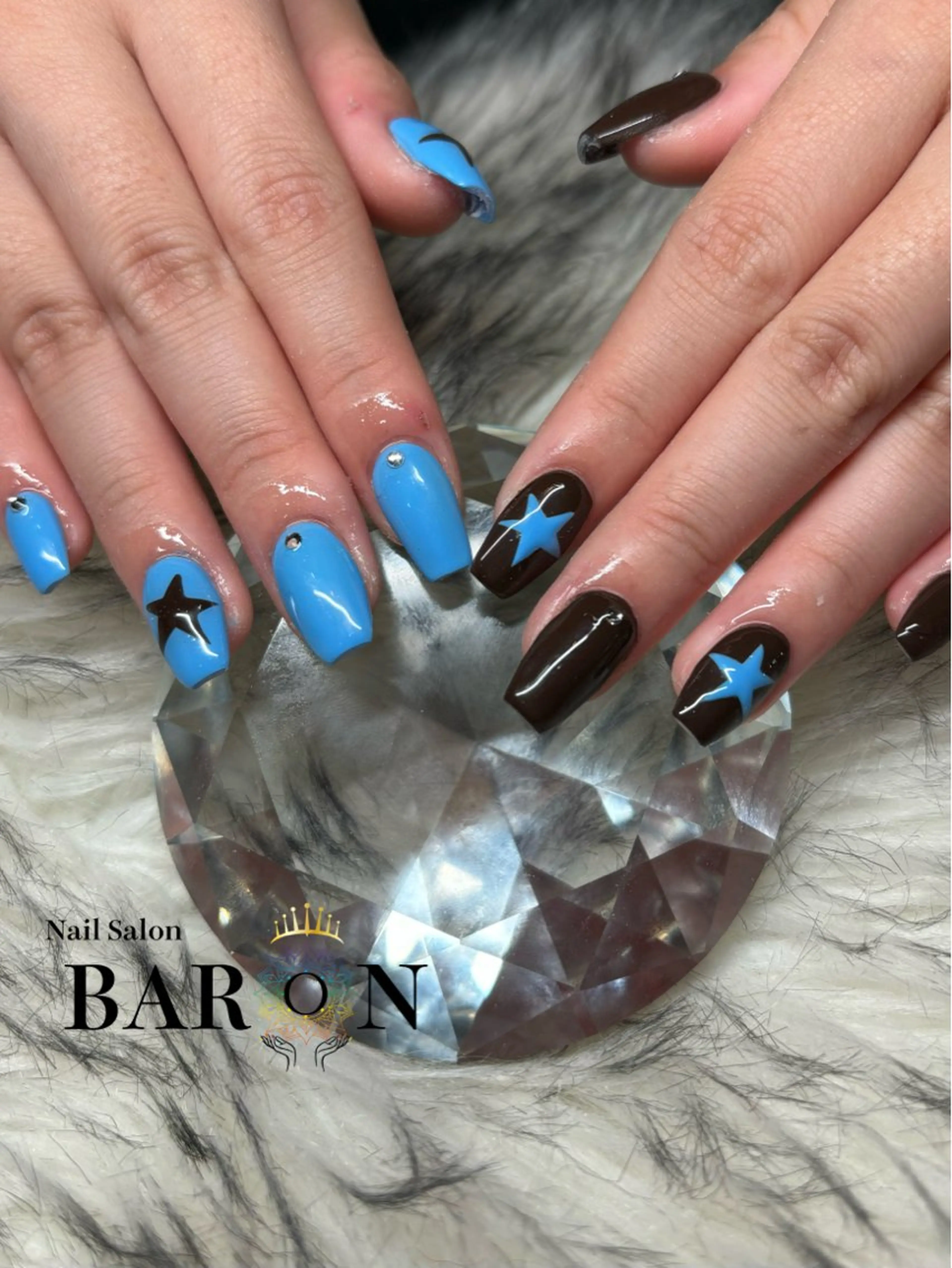 ネイル 持ち込み スカルプネイル ハンドネイル ♛BARON♛ MANAのネイルデザイン