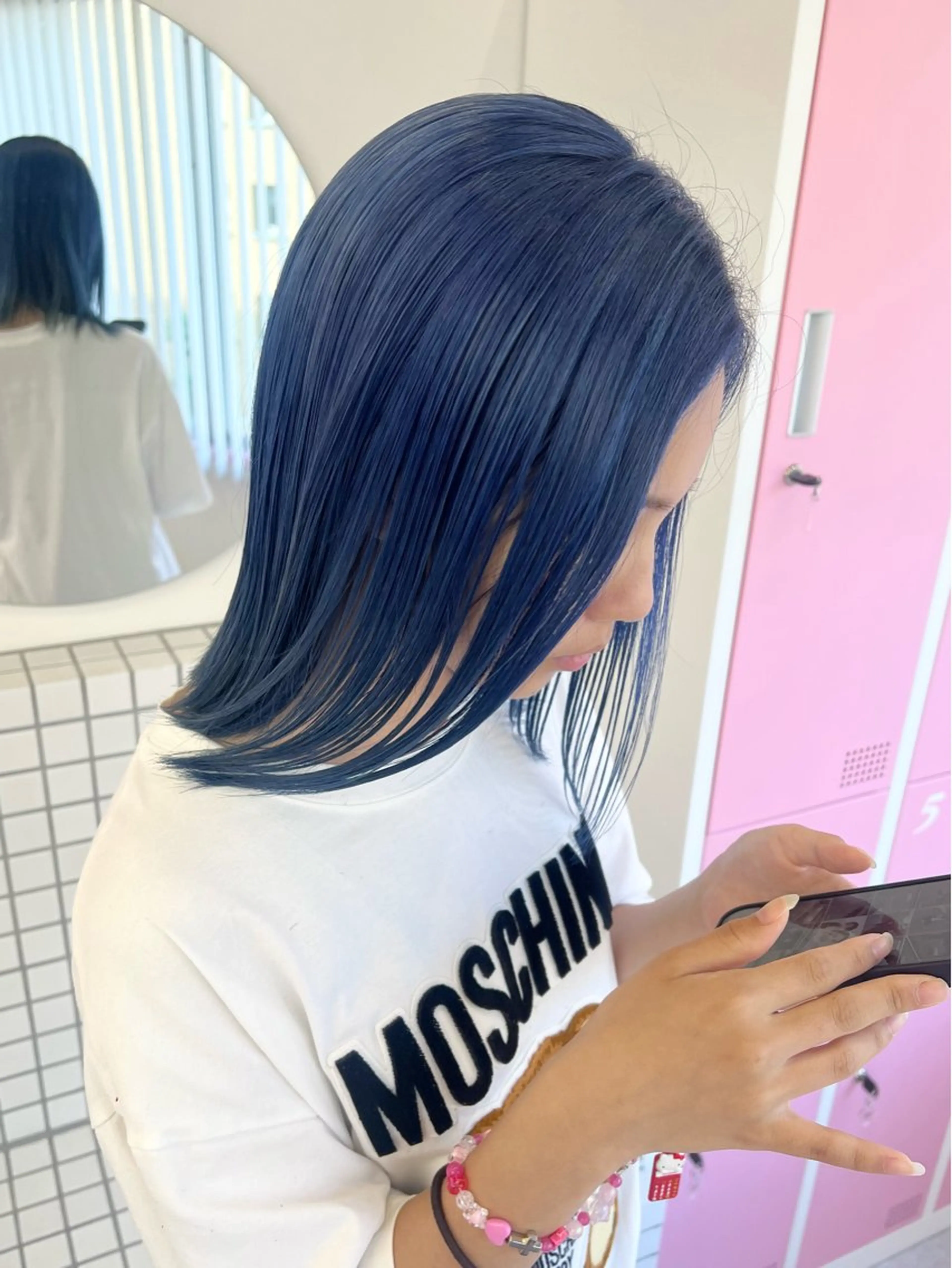 ミディアム カット ヘアカラー 名古屋美容院 / keinaのヘアスタイル