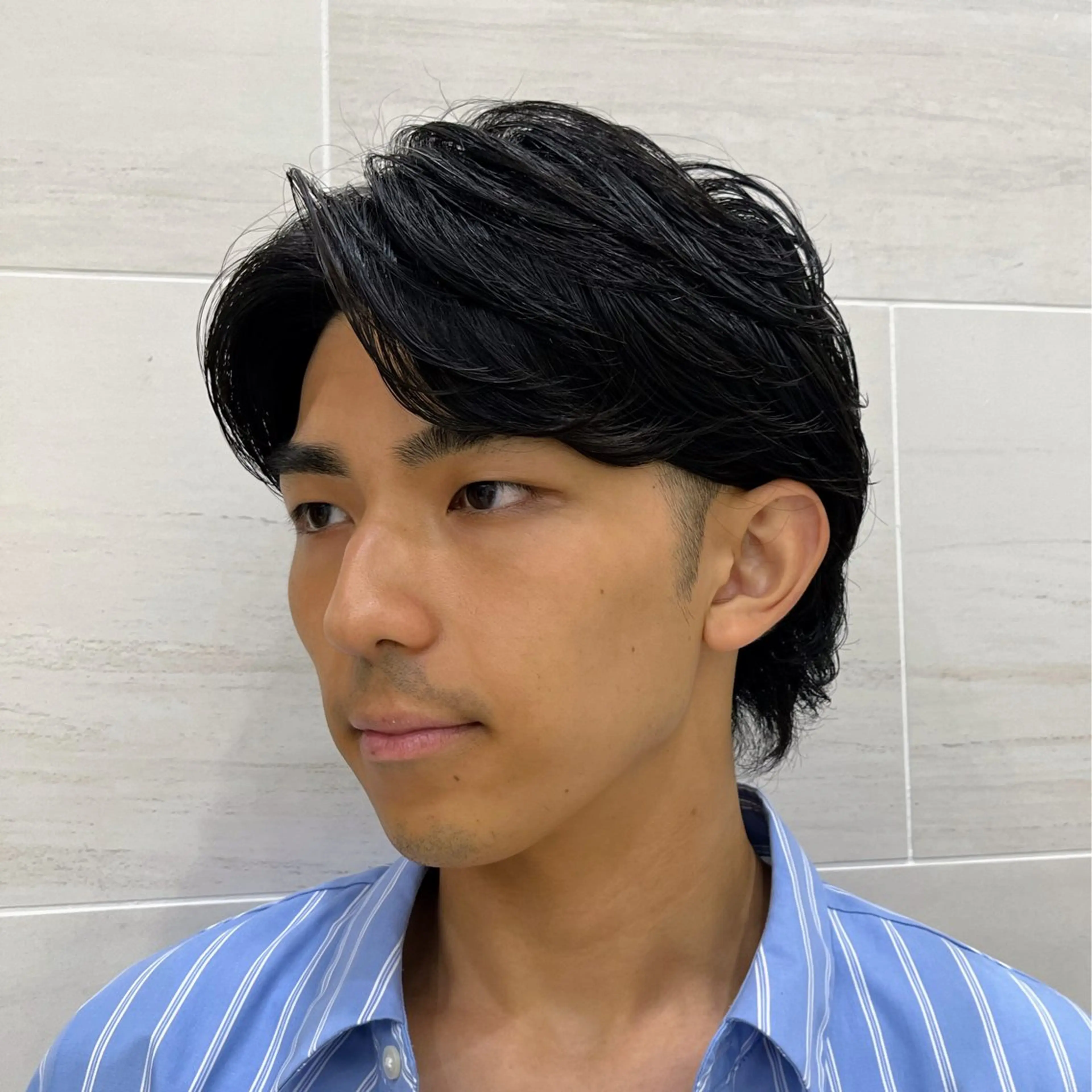 パーマ メンズ 押上/ショート・ボブ /パーマ/山口卓朗のヘアスタイル