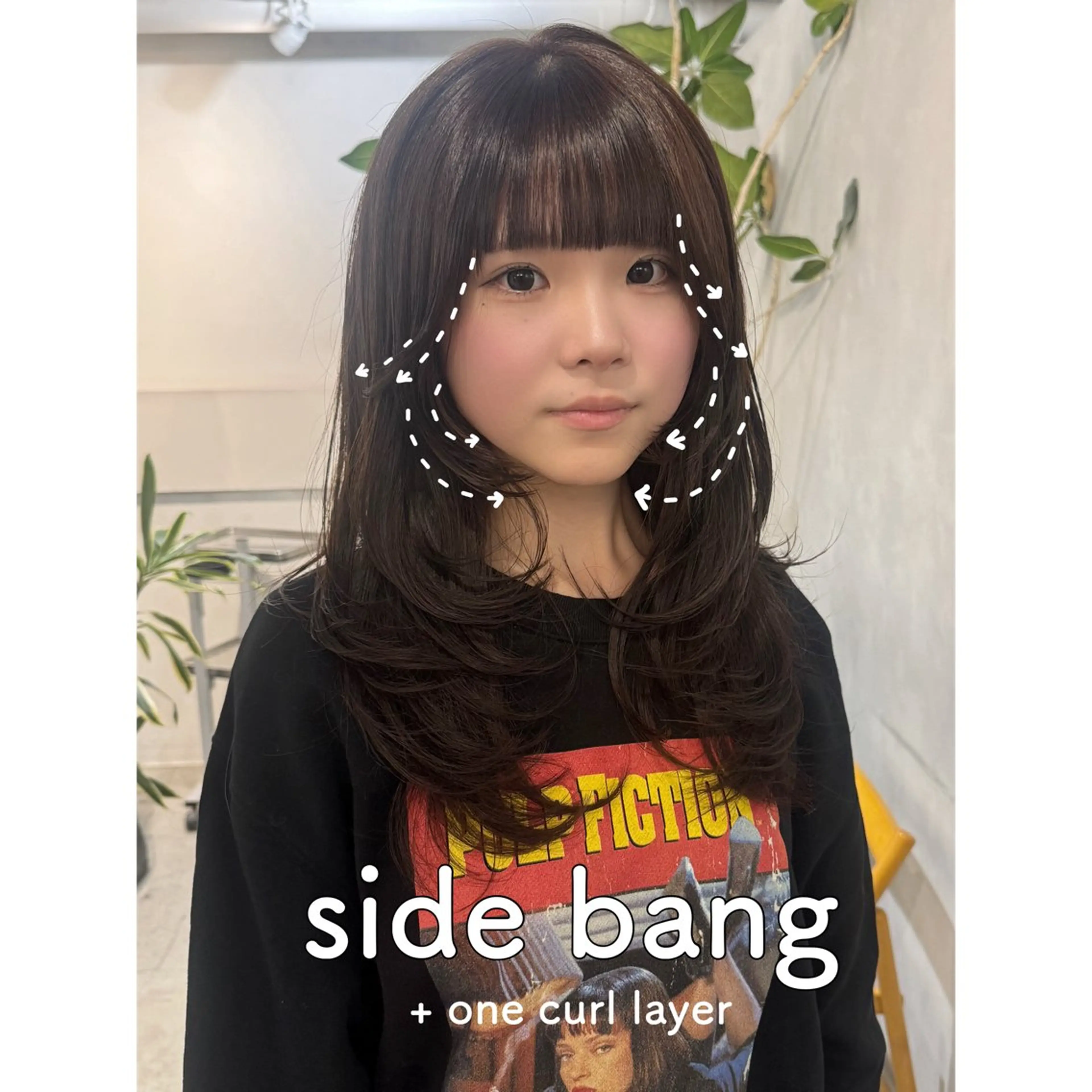 セミロング カラー ヘアアレンジ ブラウンカラー ナチュラルブラウン レイヤーカット カット ヘアカラー トリートメント 顔周りcut・ご相談 ＝新宿しずく🇰🇷のヘアスタイル