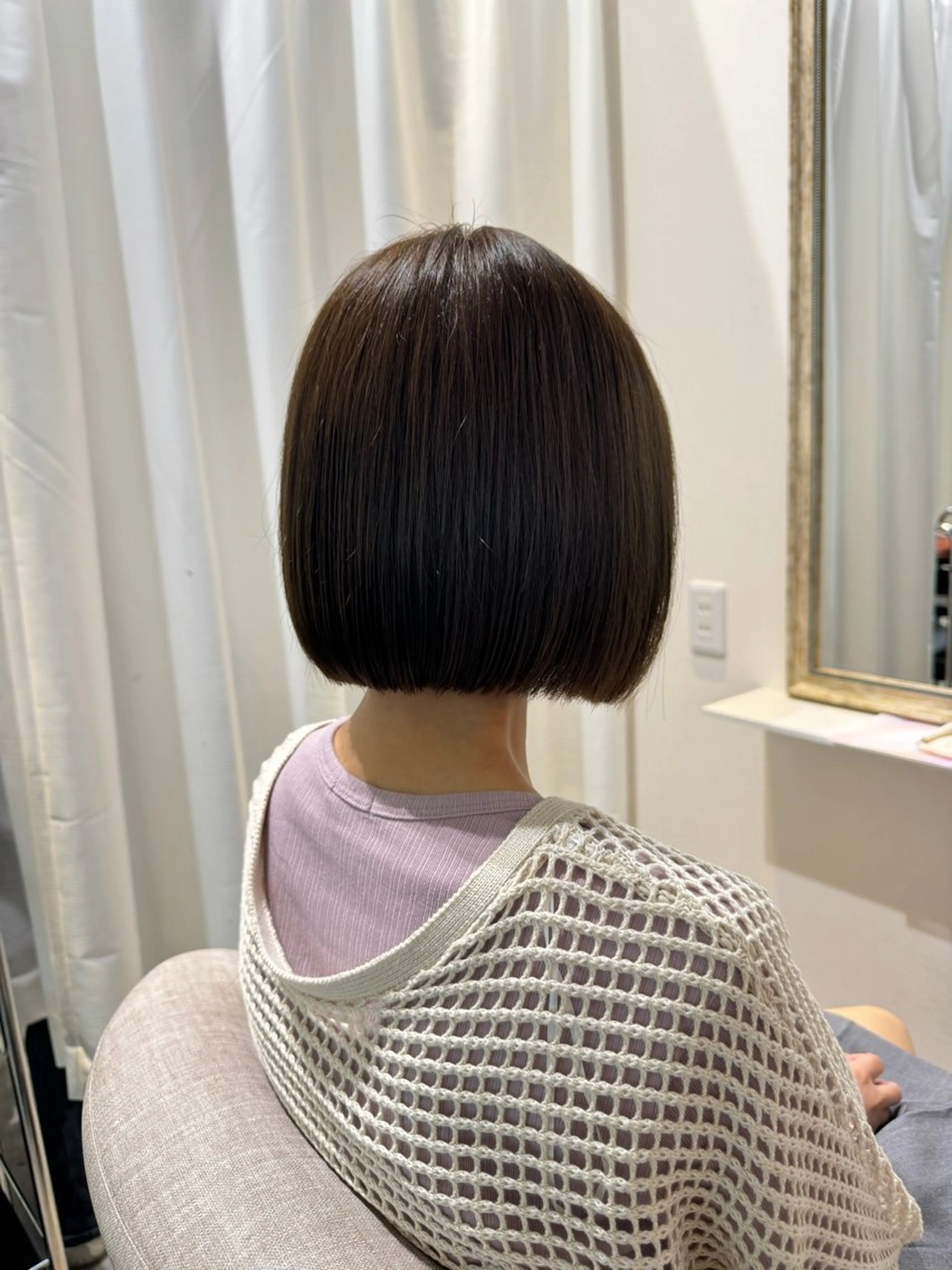 ショート カラー 赤み無し柔らかカラー 【梅田】madokaのヘアスタイル