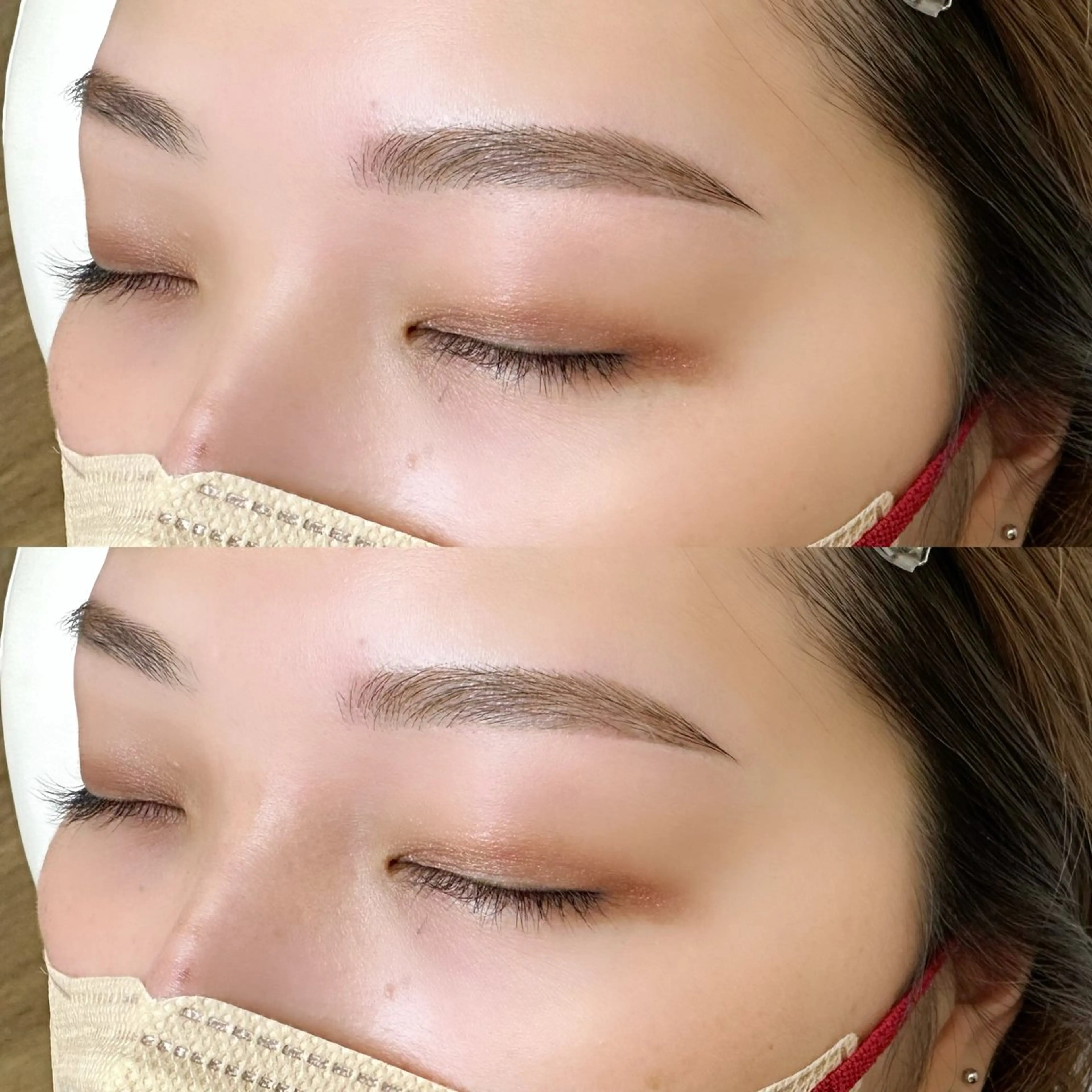 【当店人気No.1👑】美眉スタイリング+フェイスWAX脱毛✨(額orフェイスライン)の写真