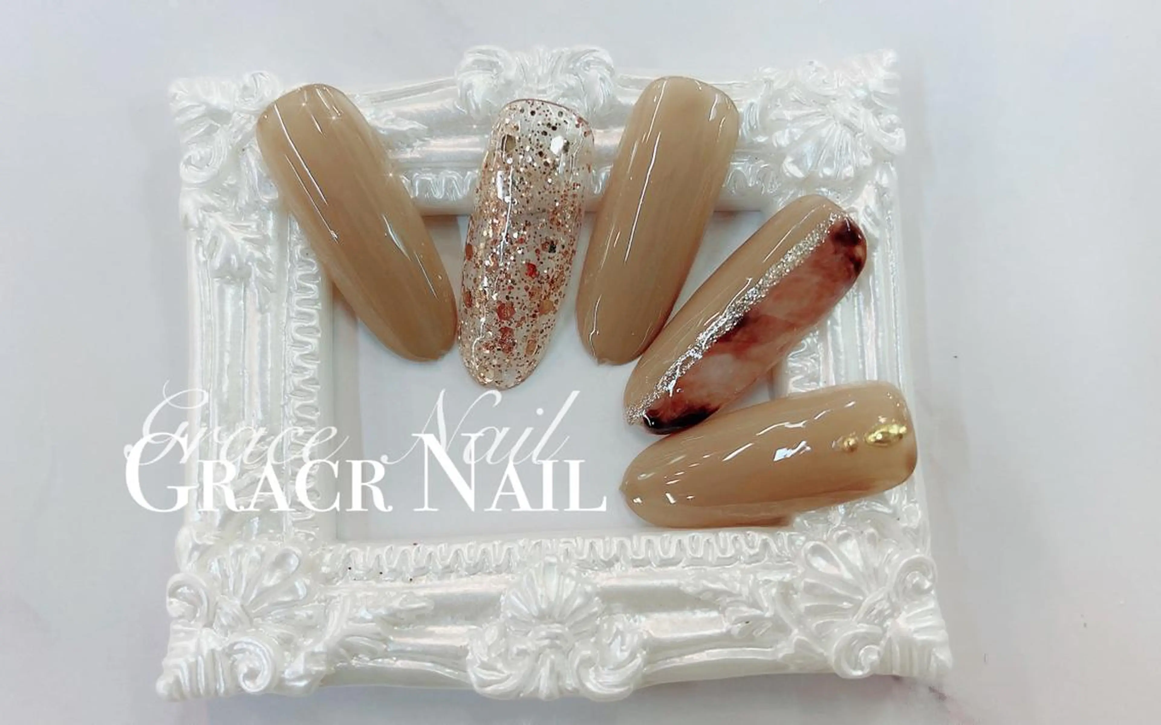 ネイル シンプルネイル ☆*｡Grace Nail｡*☆のネイルデザイン