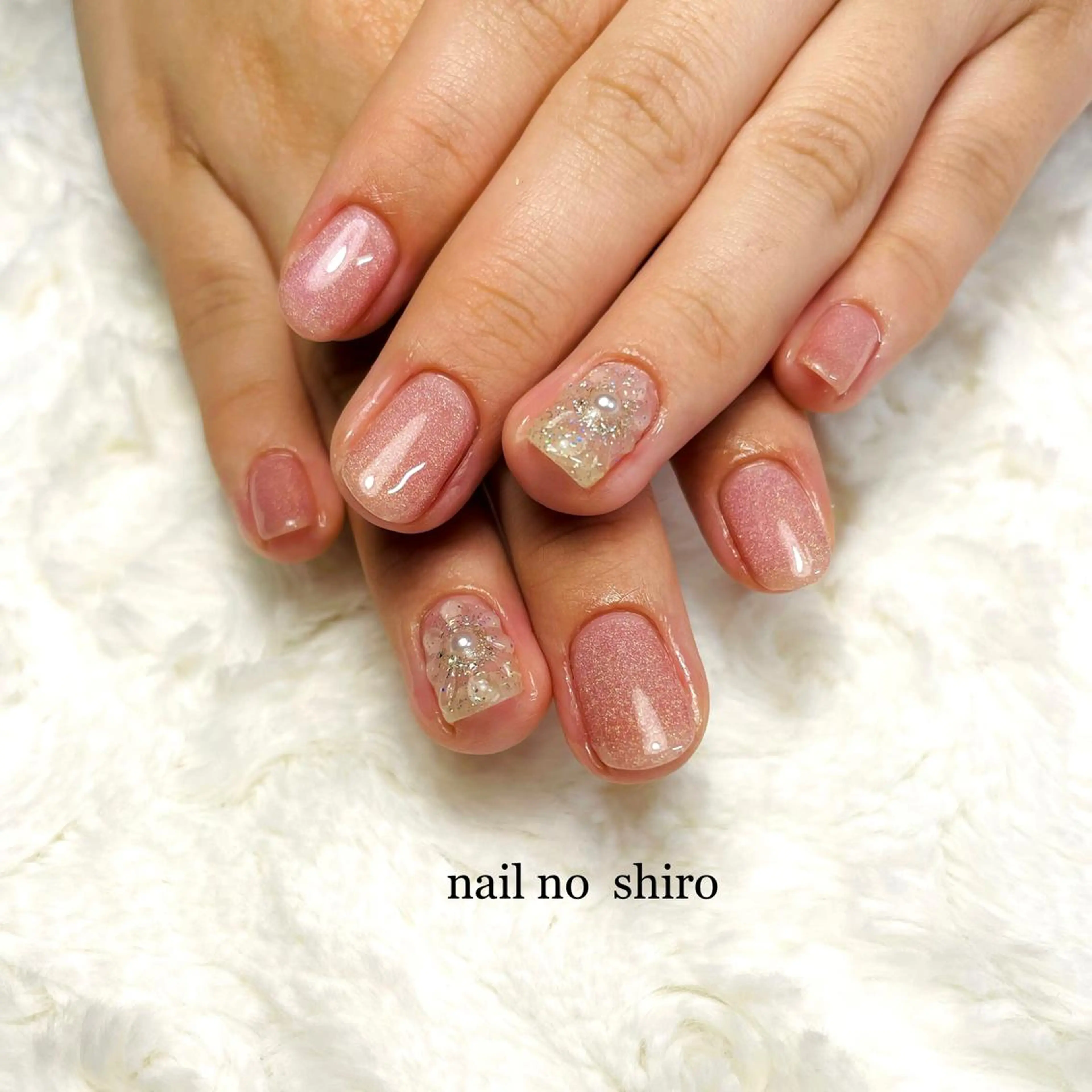 ネイル アートネイル クリアネイル ぷっくりネイル nail no shiro/耳つぼのその他イメージ