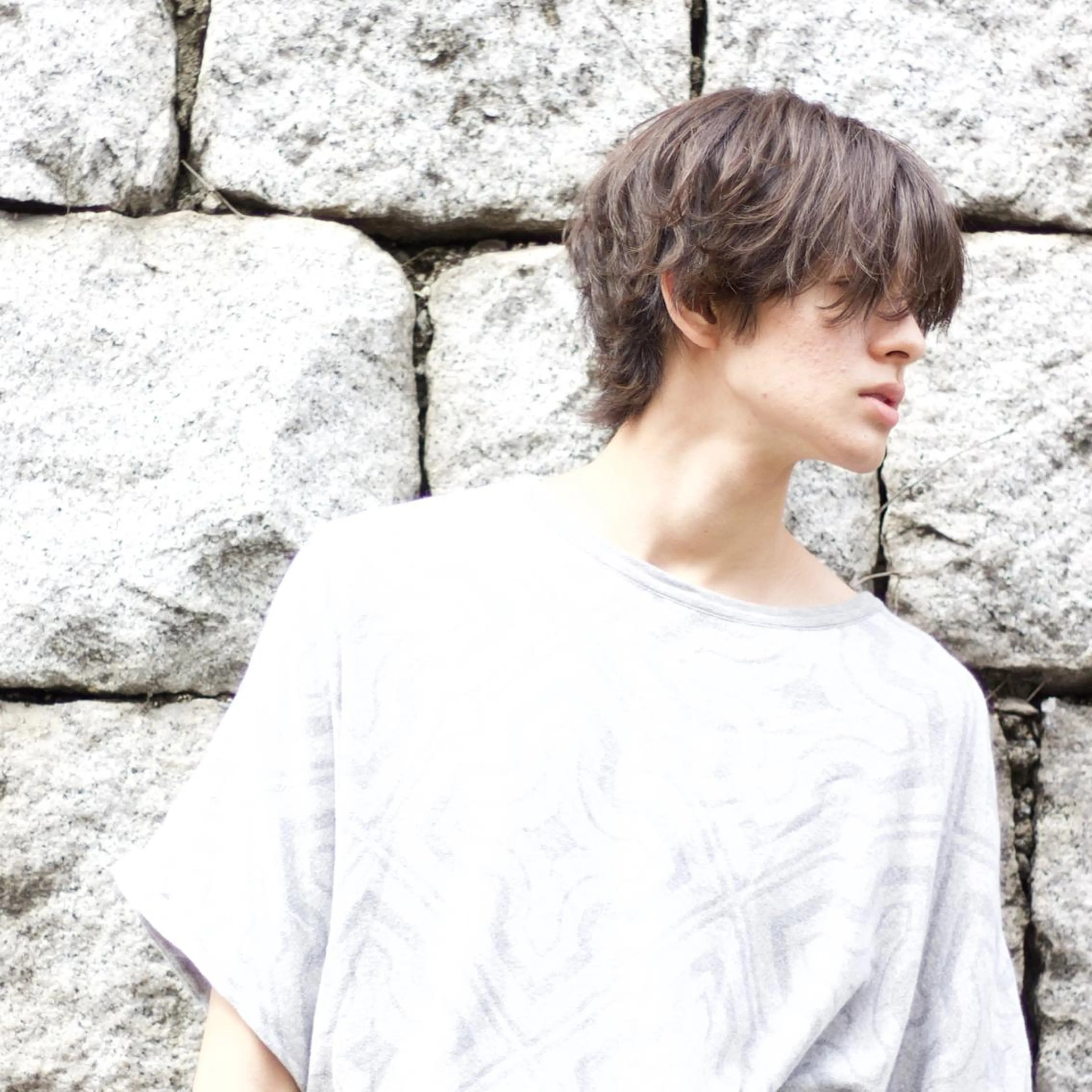 ショート カラー パーマ ヘアアレンジ メンズ パーソナルカラー合わ せたカラー🤍なつみのヘアスタイル