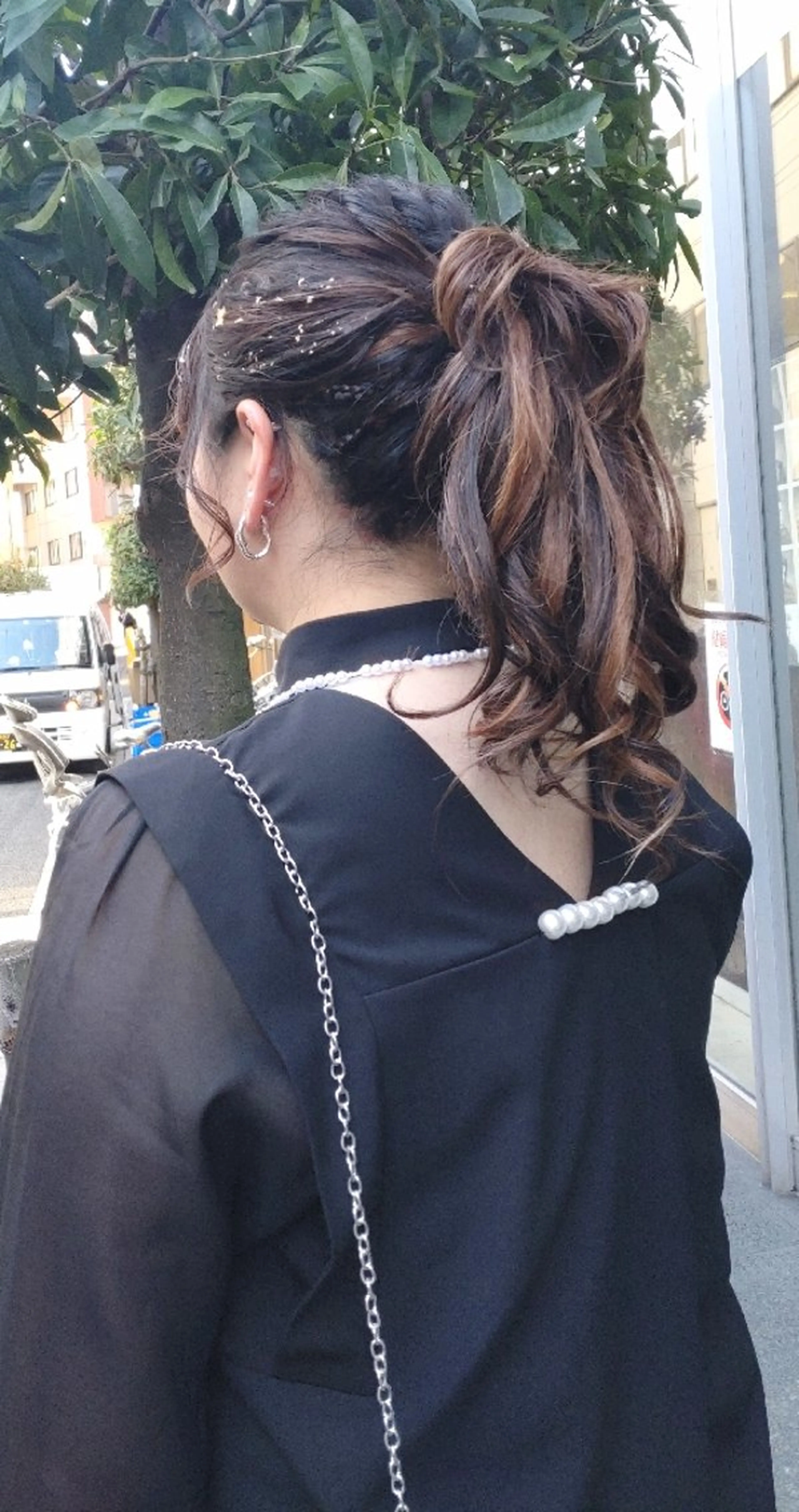 ロング ヘアアレンジ 大槻 百合子のヘアスタイル