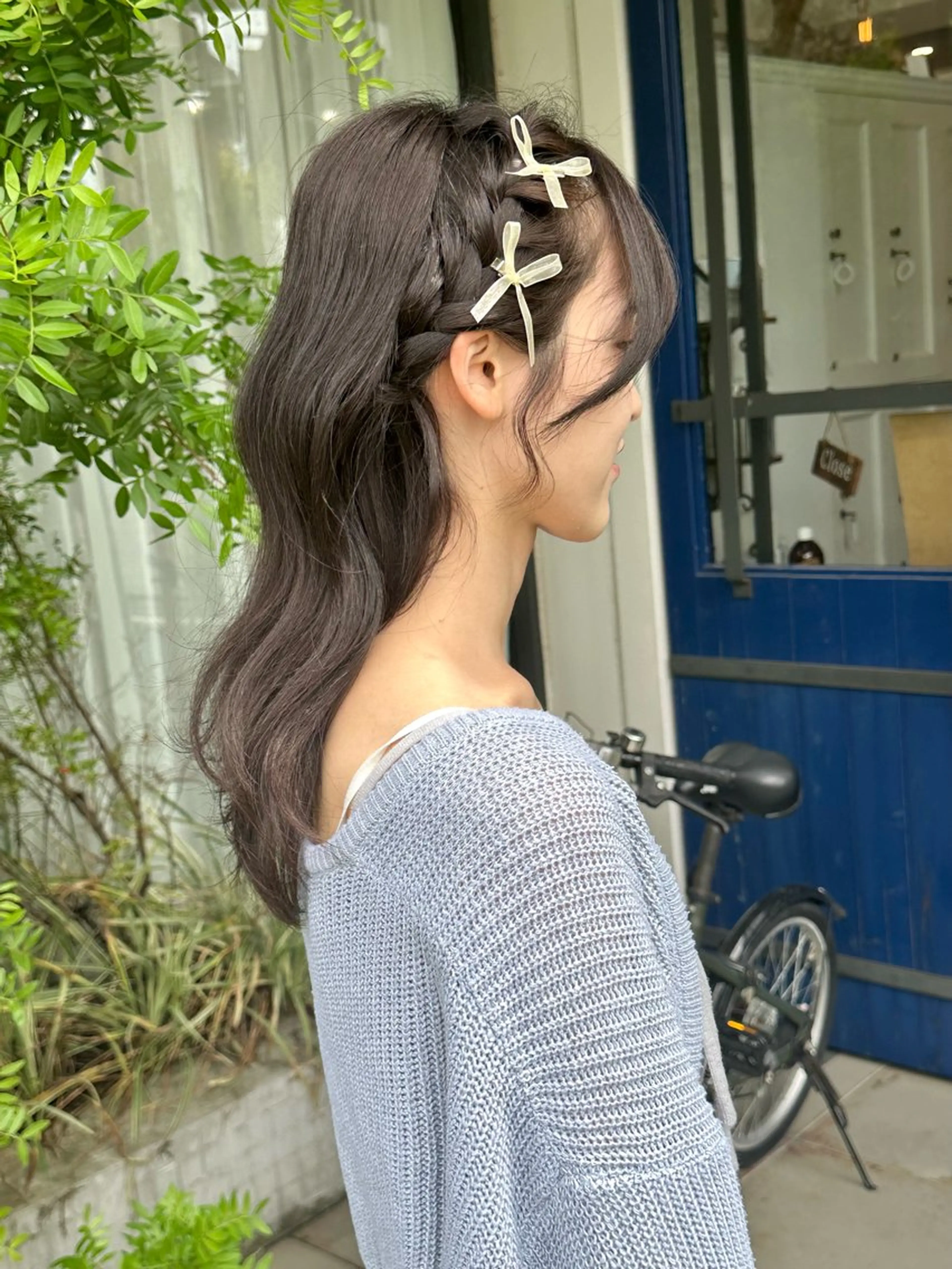 ロング ヘアアレンジ ヘアセット rebloom所属・山之内匠/艶カラー/ ハイトーン/ブリーチのヘアスタイル