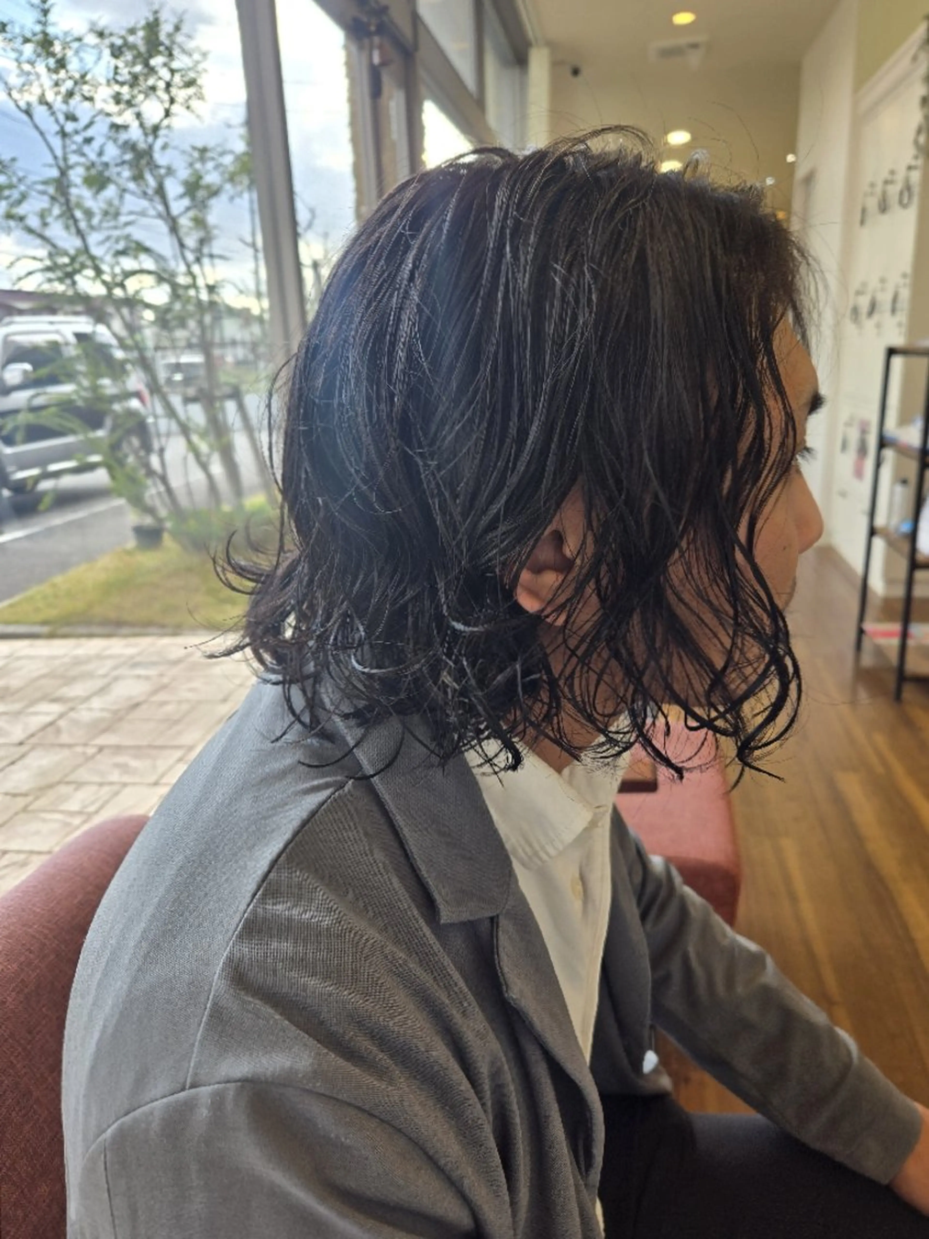 パーマ メンズ ミディアム ミディアムパーマ メンズパーマ スパイラルパーマ カット パーマ - ̗̀⋆͛ 東山 侑以🎮𓈒⋆͛のヘアスタイル